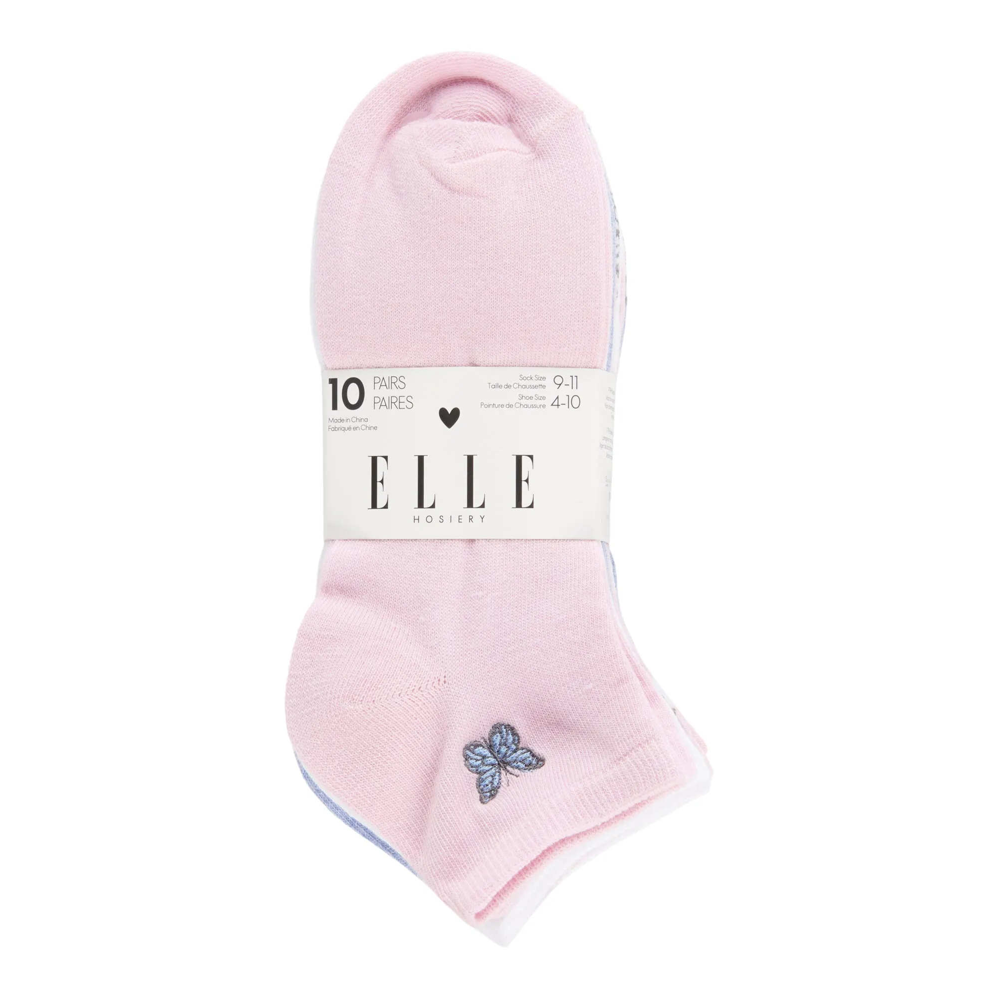 Elle Women's Quarter-Crew Socks, 10-Pack sold by Giant Tiger product image thumbnail 4