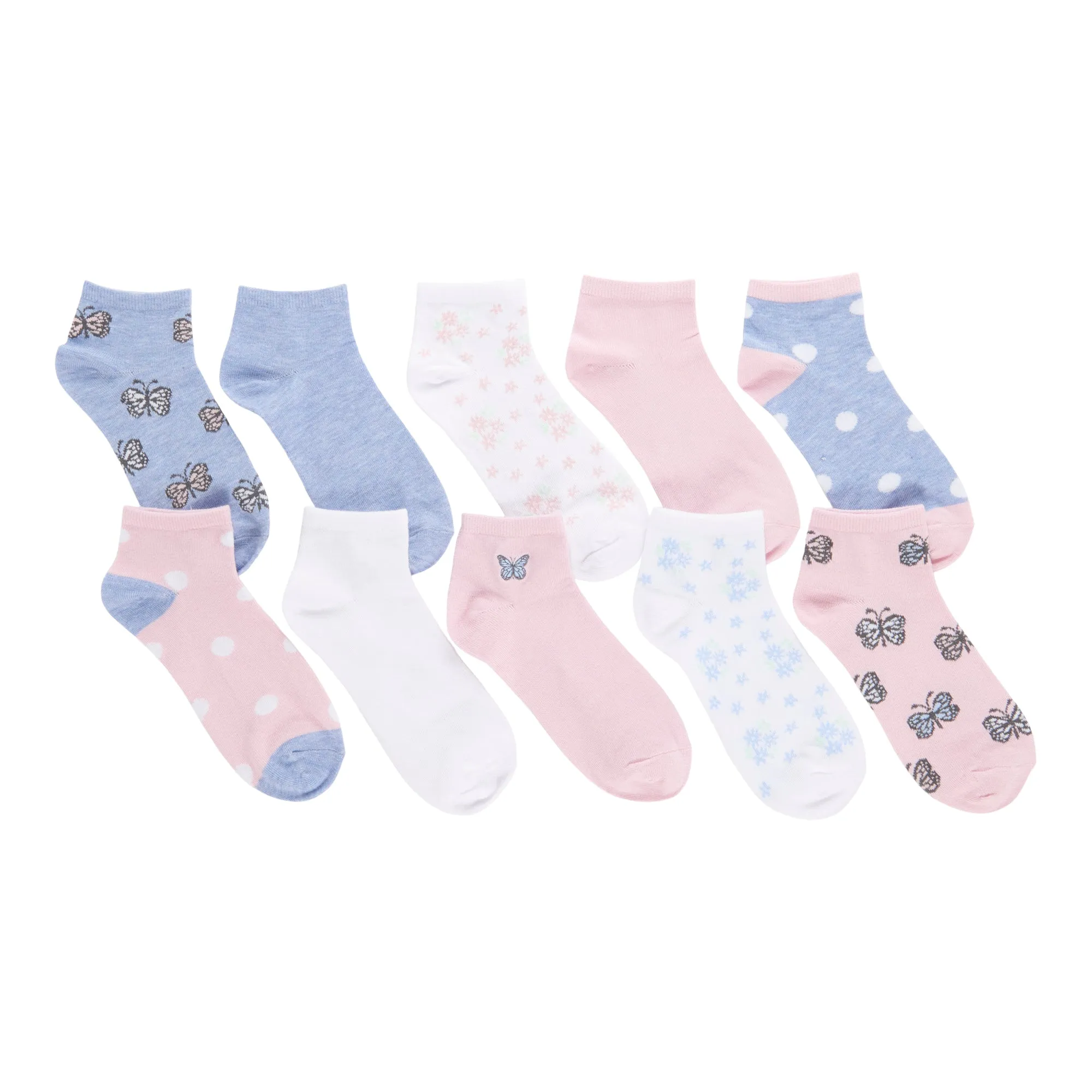 Elle Women's Quarter-Crew Socks, 10-Pack sold by Giant Tiger product image thumbnail 3
