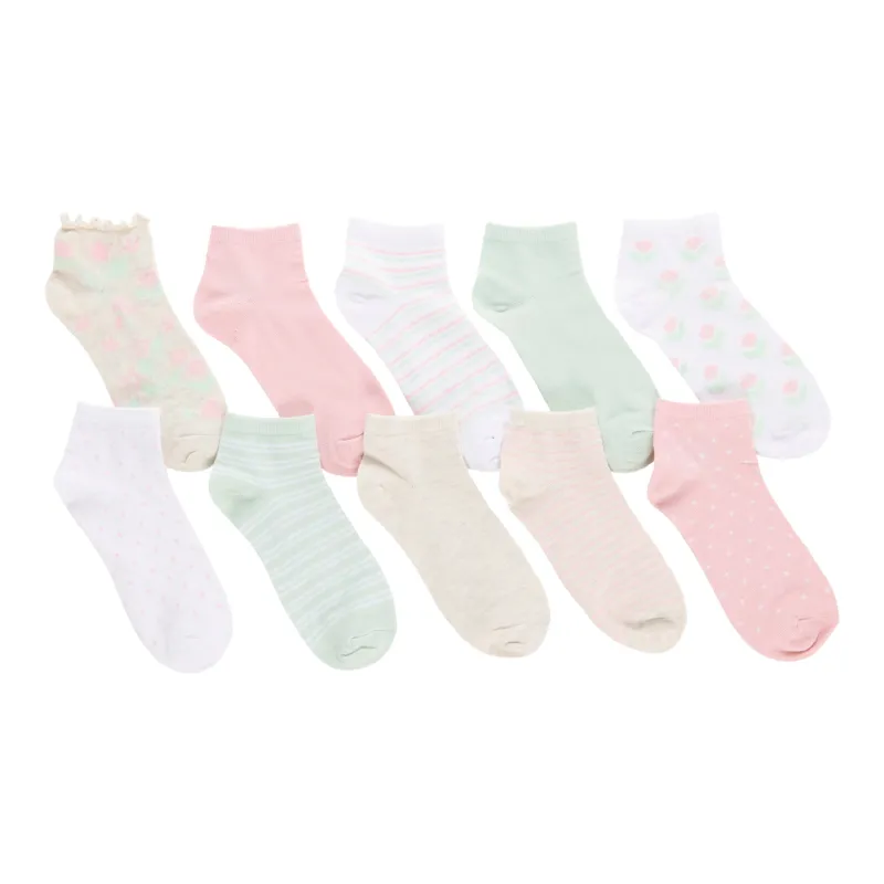 Elle Women's Quarter-Crew Socks, 10-Pack sold by Giant Tiger