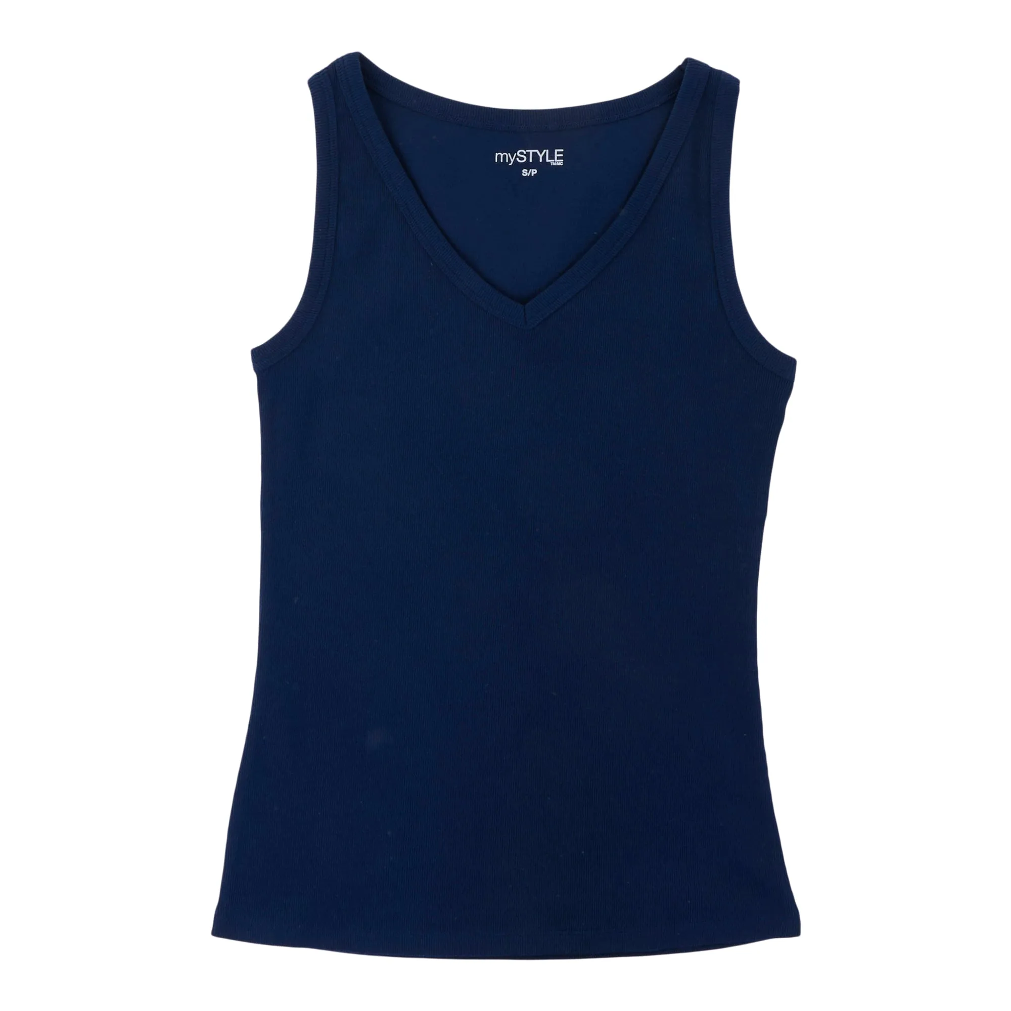 mySTYLE Women's V-Neck Ribbed Tank Top sold by Giant Tiger product image thumbnail 3