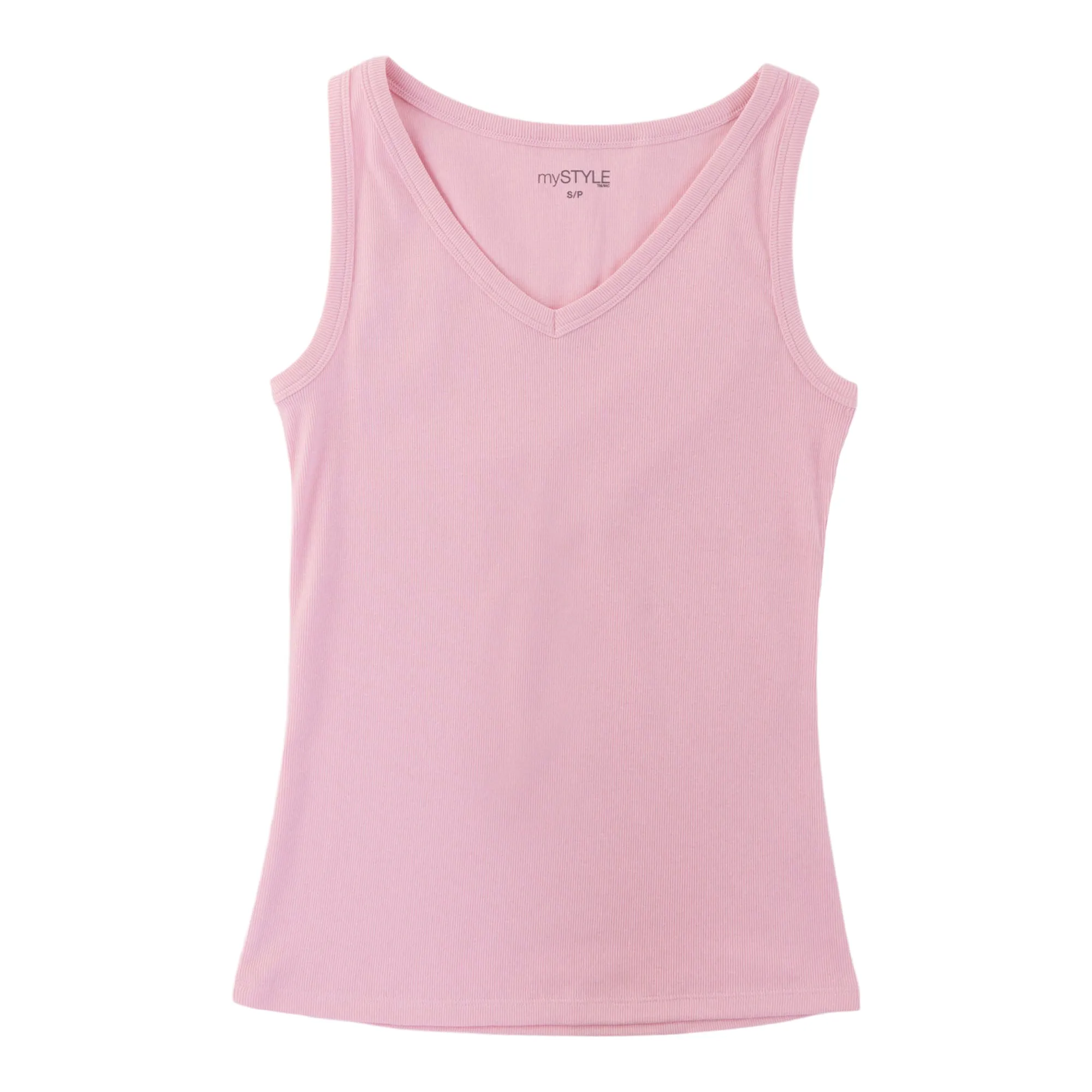 mySTYLE Women's V-Neck Ribbed Tank Top sold by Giant Tiger product image thumbnail 4