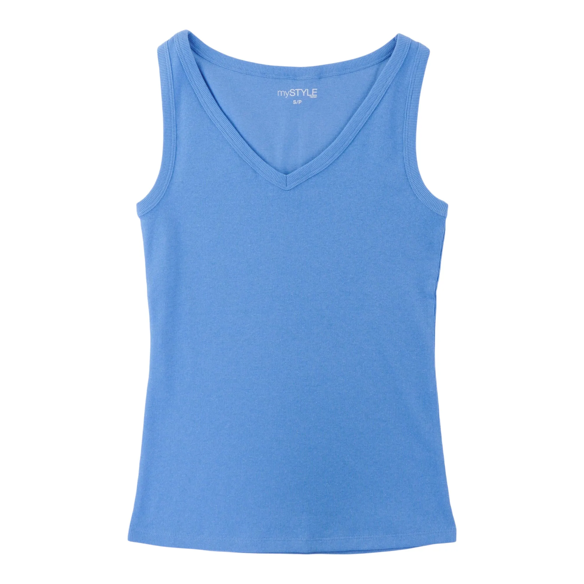 mySTYLE Women's V-Neck Ribbed Tank Top sold by Giant Tiger product image thumbnail 2