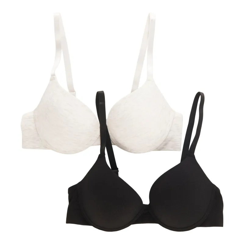 Carisma Women's T-Shirt Bras, 2-Pack sold by Giant Tiger