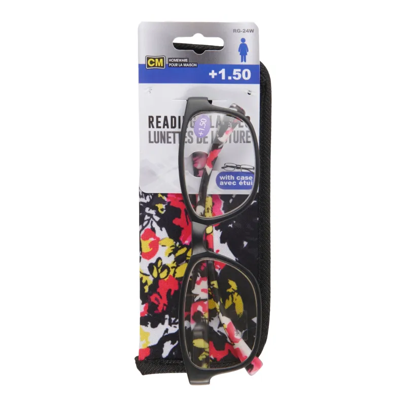 Women's Readers with Pouch made by Giant Tiger