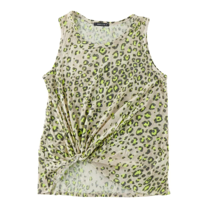 Women's Sleeveless Tie-Front Tank Top made by Giant Tiger