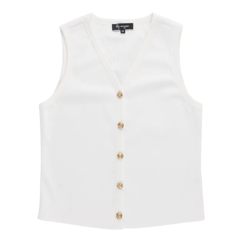 lily morgan Women's Solid Vest made by Giant Tiger