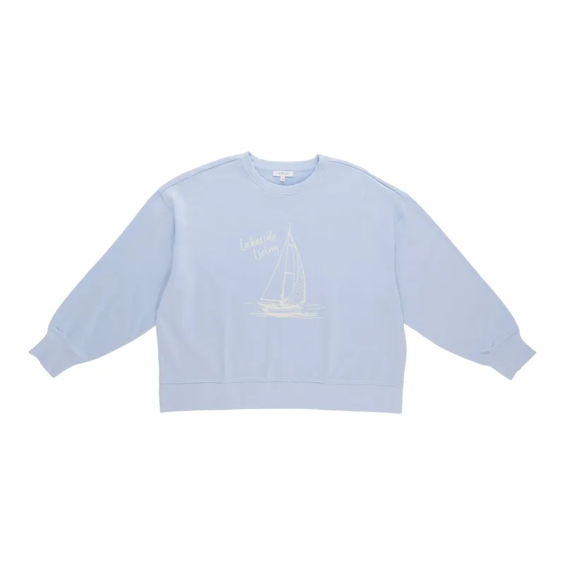 mySTYLE Women's Plus Screen Printed Sweatshirt made by Giant Tiger