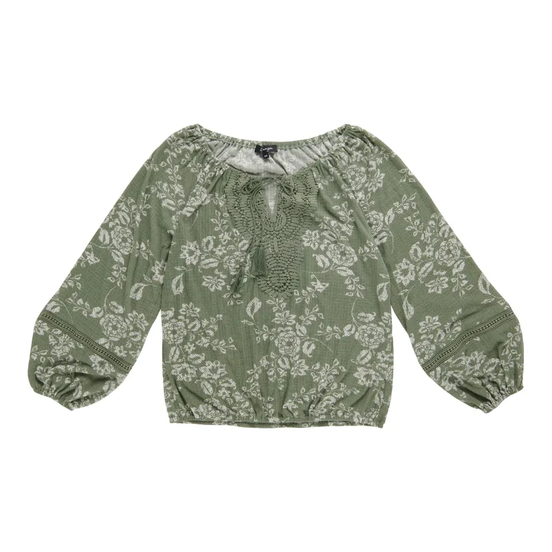 Lily Morgan Women’s Top with Front Crochet Detail made by Giant Tiger