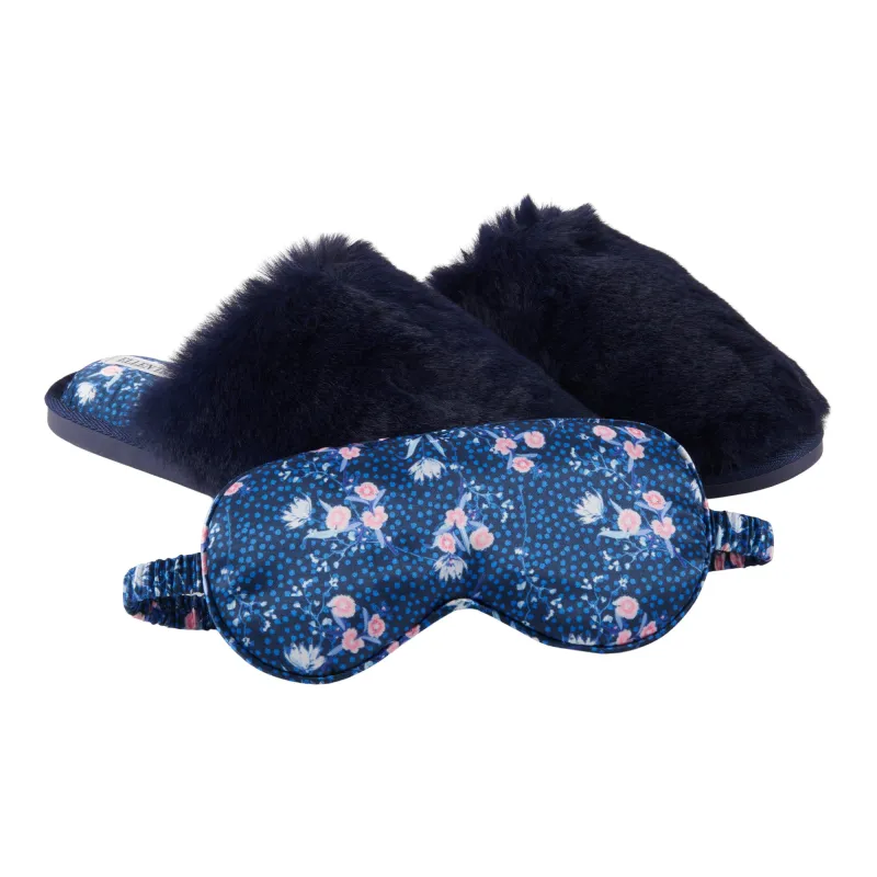 Ellen Tracy Women's Slippers and Mask Set, 2-Piece sold by Giant Tiger