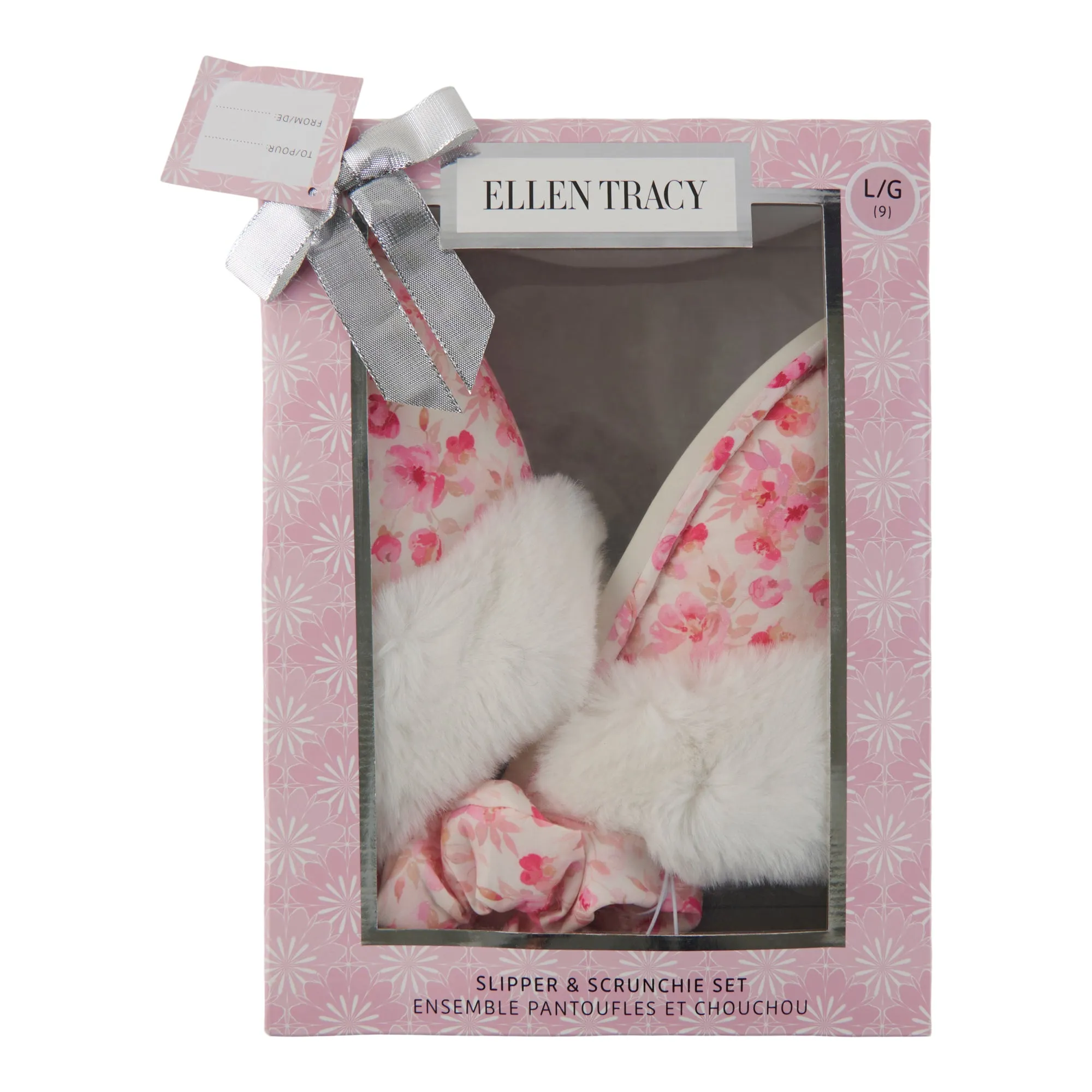 Ellen Tracy Women's Slippers and Scrunchie Set, 2-Piece sold by Giant Tiger product image thumbnail 3