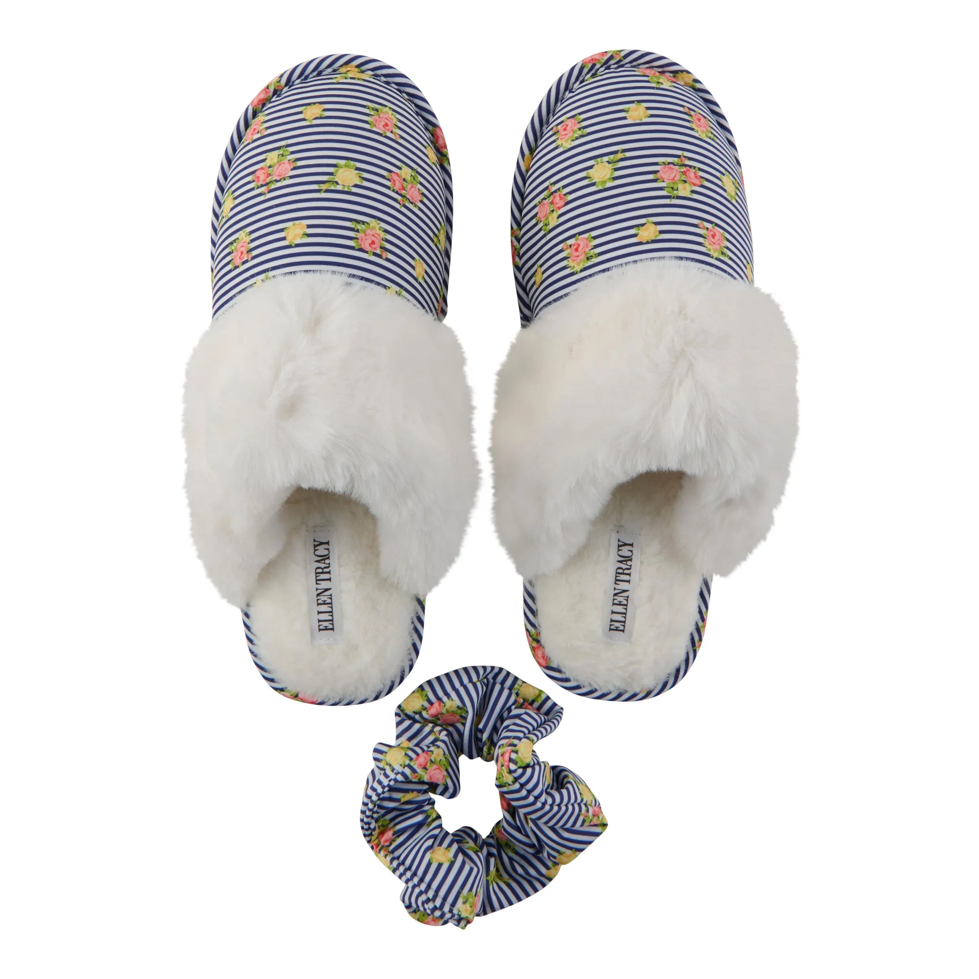 Ellen Tracy Women's Slippers and Scrunchie Set, 2-Piece sold by Giant Tiger product image thumbnail 2