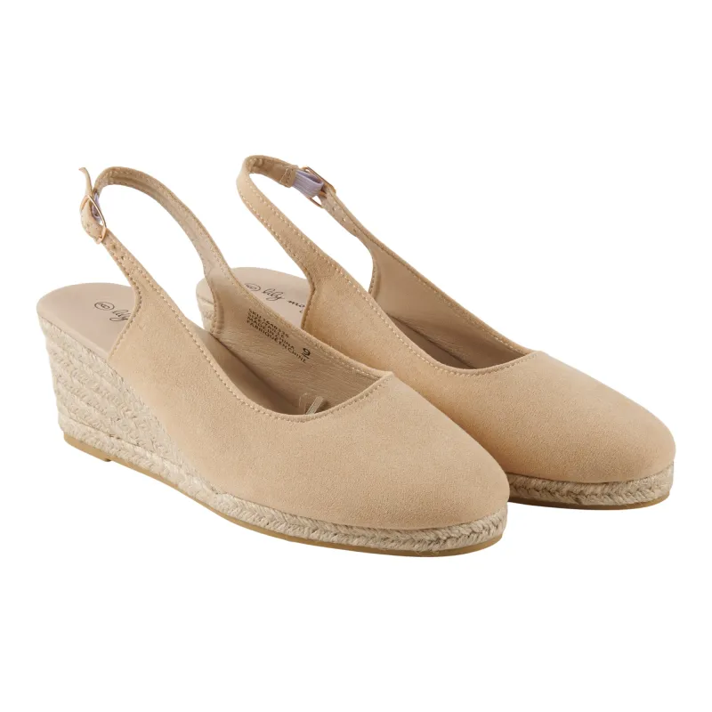 lily morgan Women's Espadrille Wedges made by Giant Tiger