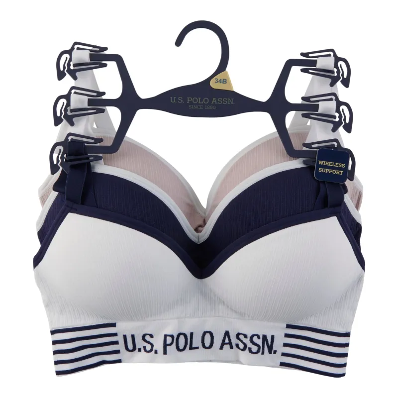 U.S. Polo Women's Seamless Bra, 3-Pack made by Giant Tiger