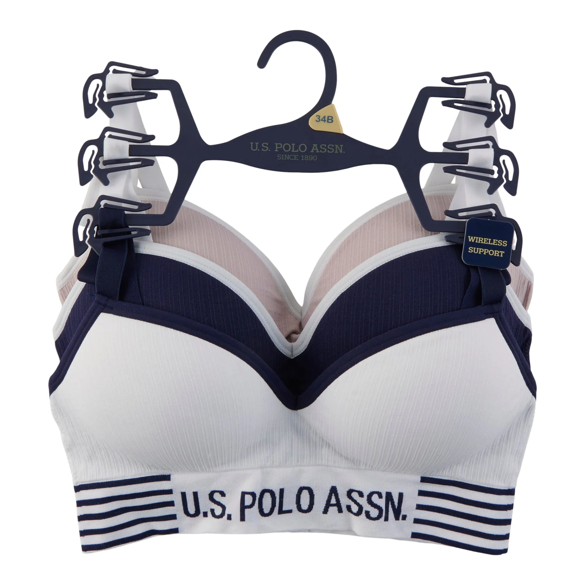 U.S. Polo Women's Seamless Bra, 3-Pack sold by Giant Tiger