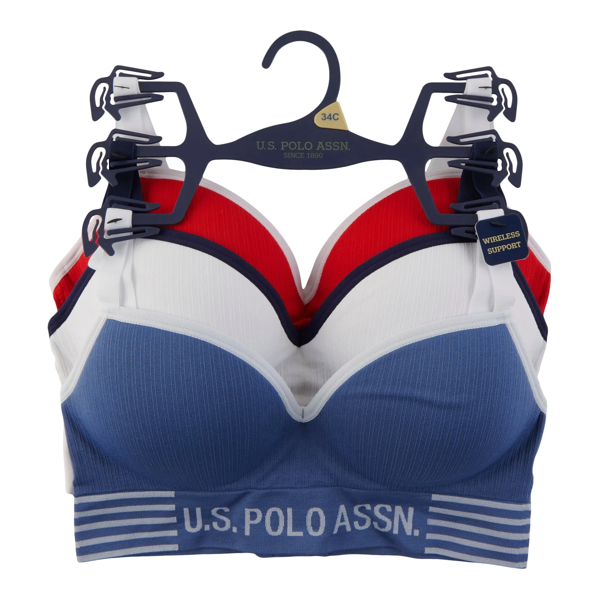 U.S. Polo Women's Seamless Bra, 3-Pack sold by Giant Tiger product image thumbnail 2