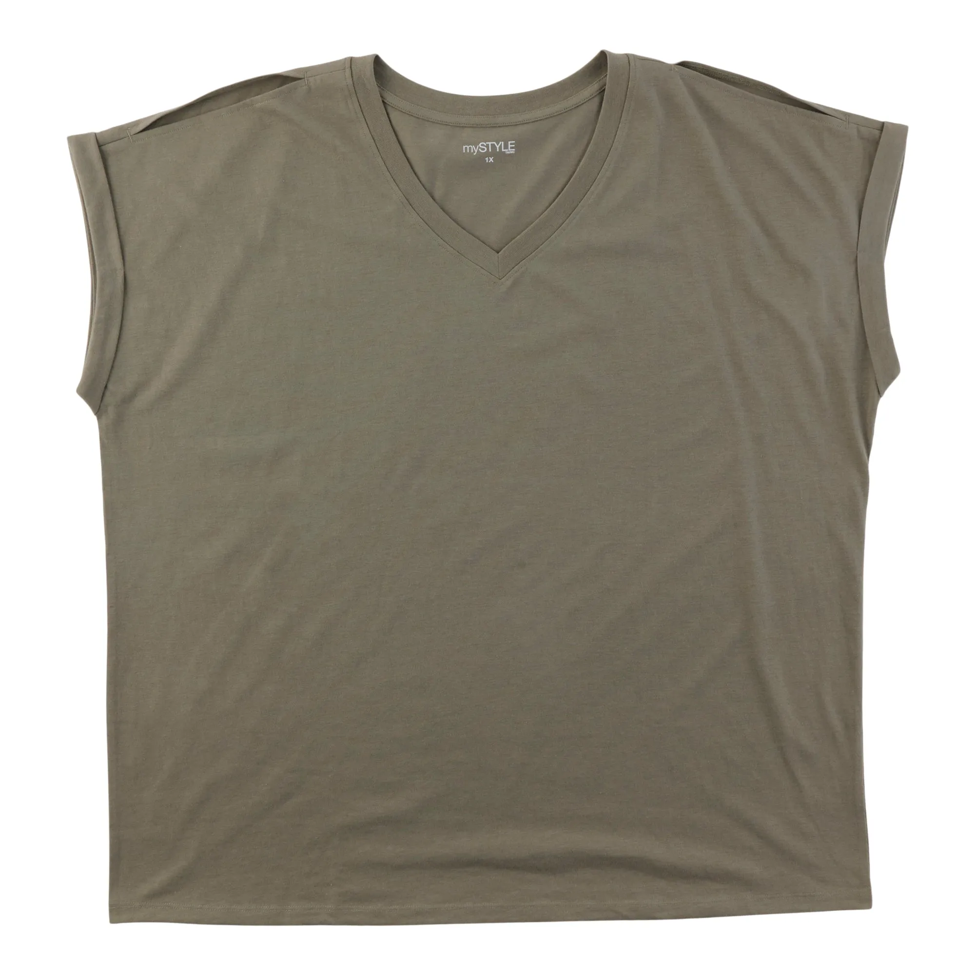 mySTYLE Women's Plus Cold Shoulder T-Shirt sold by Giant Tiger product image thumbnail 3