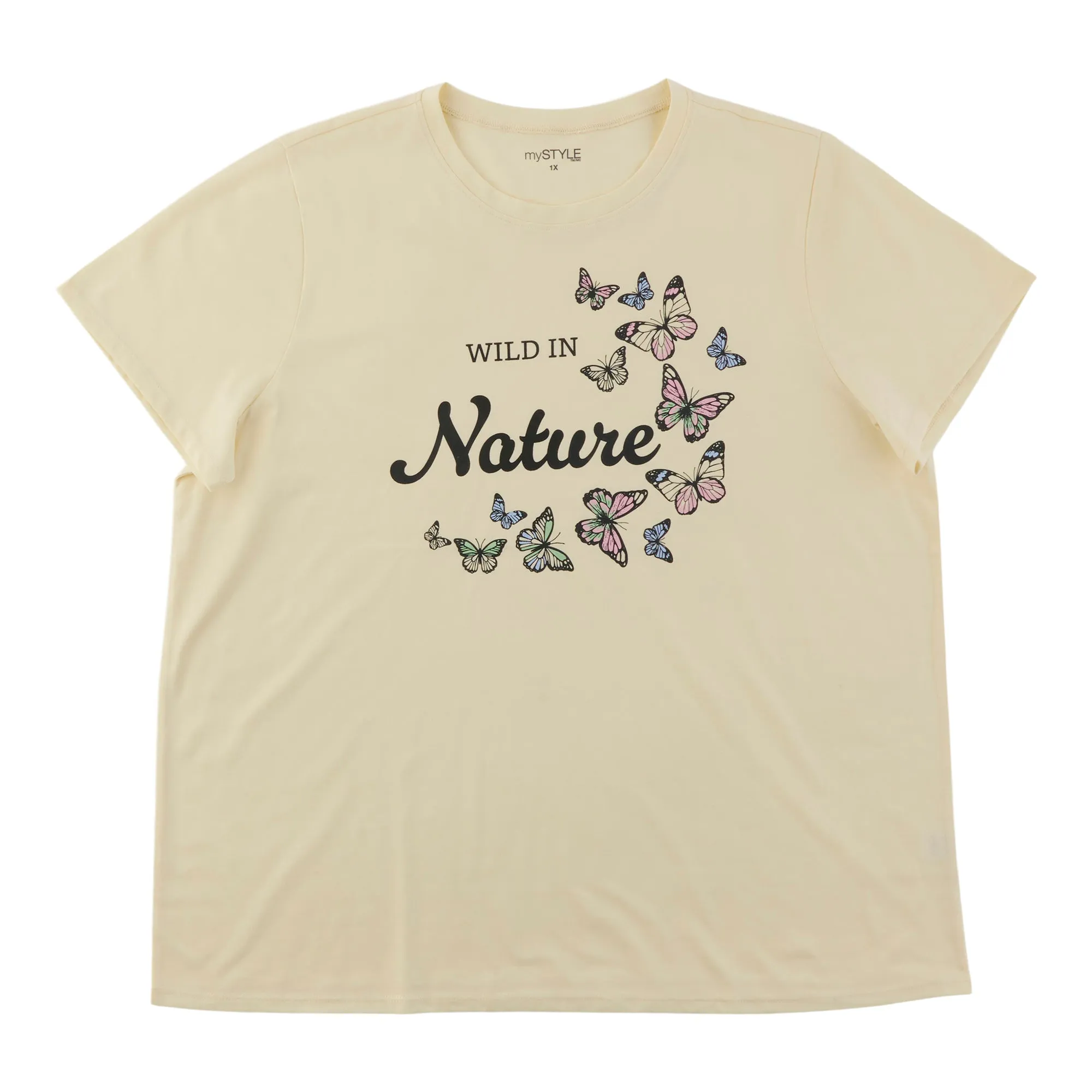 mySTYLE Women's Plus Spring Floral Tee sold by Giant Tiger product image thumbnail 3