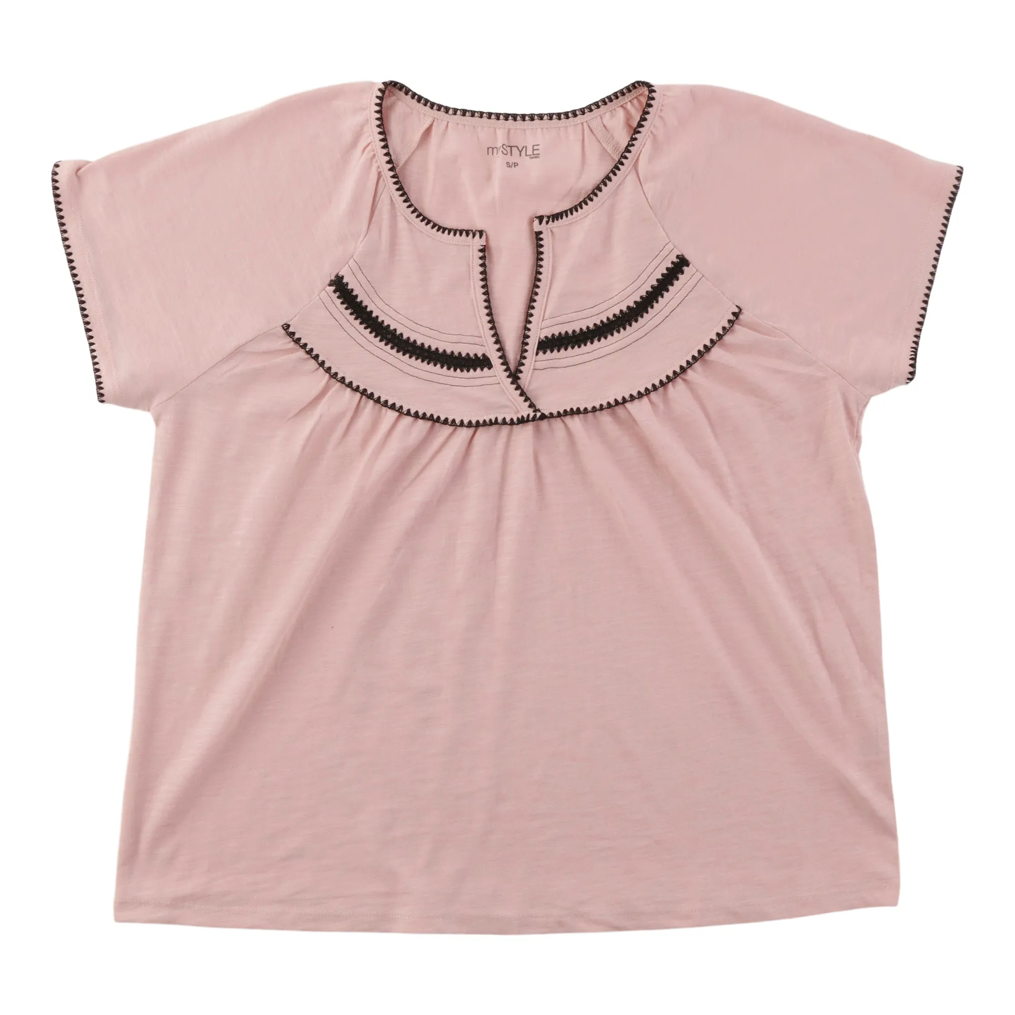mySTYLE Women's Short Sleeve Crochet Top sold by Giant Tiger product image thumbnail 2
