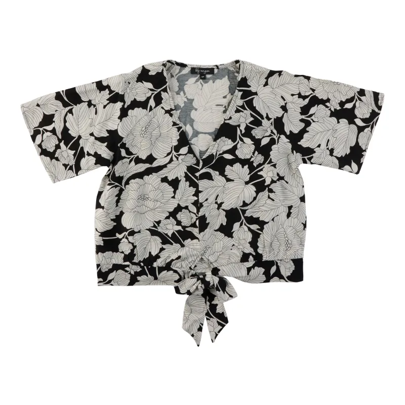 lily morgan Women's Printed Textured Blouse made by Giant Tiger