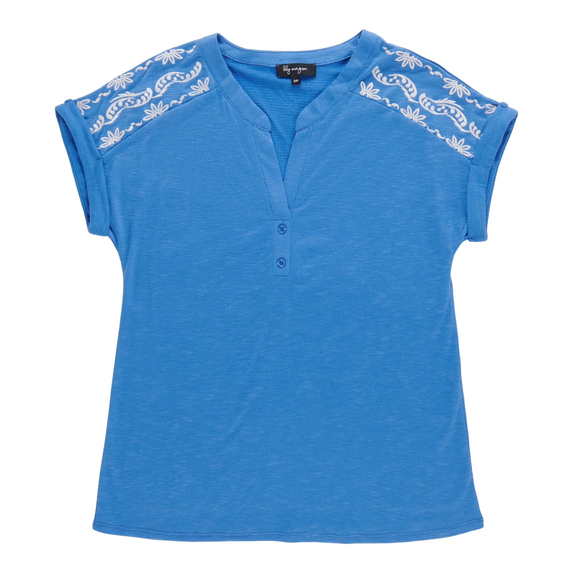 lily morgan Women's Top with Embroidery Detail sold by Giant Tiger product image thumbnail 3