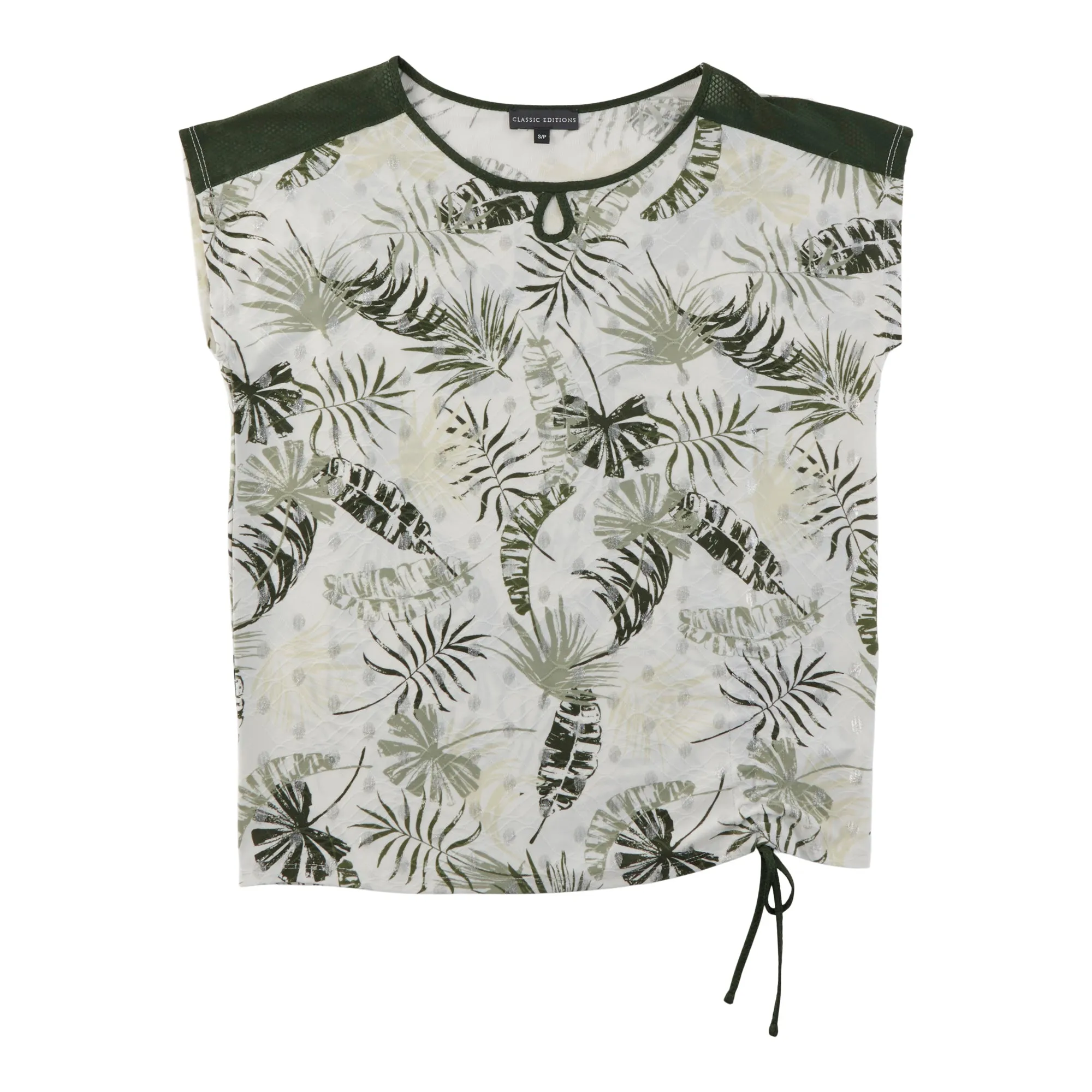 Classic Editions Women's Foil Printed Short Sleeve Top sold by Giant Tiger product image thumbnail 2