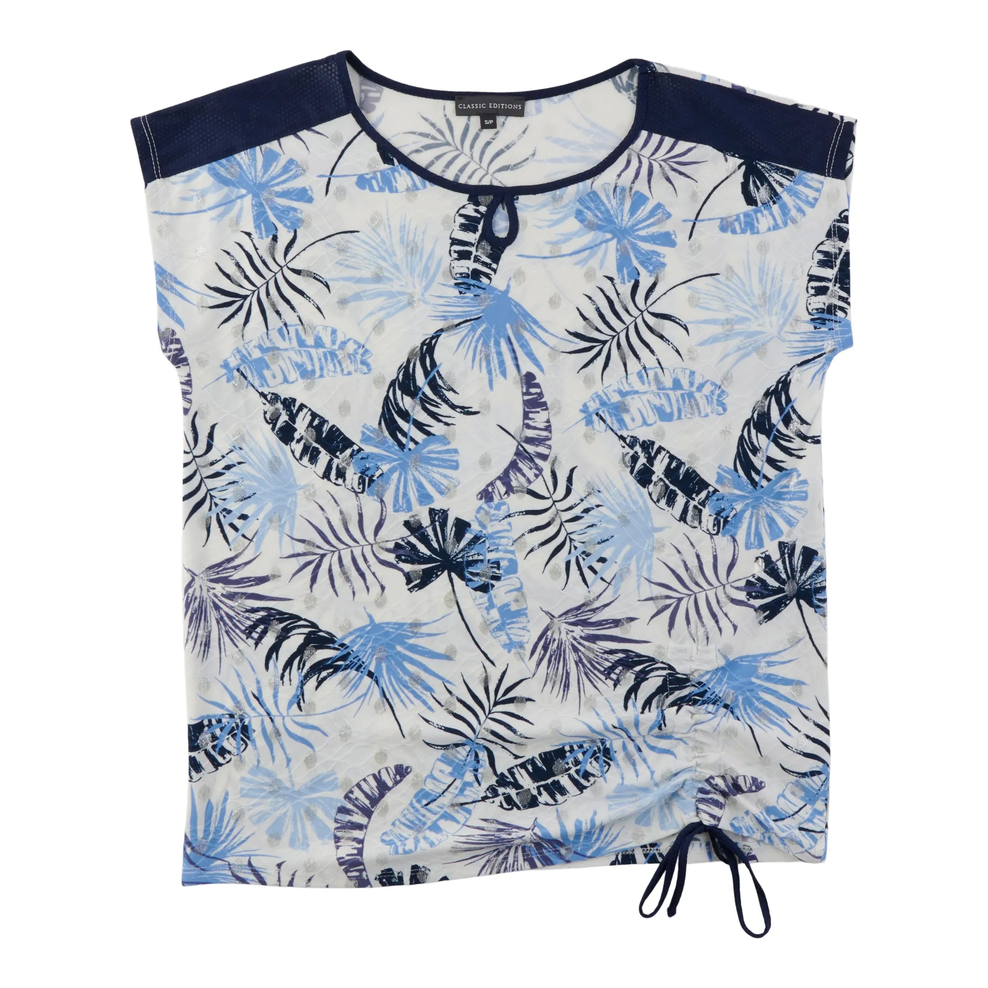 Classic Editions Women's Foil Printed Short Sleeve Top sold by Giant Tiger product image thumbnail 3