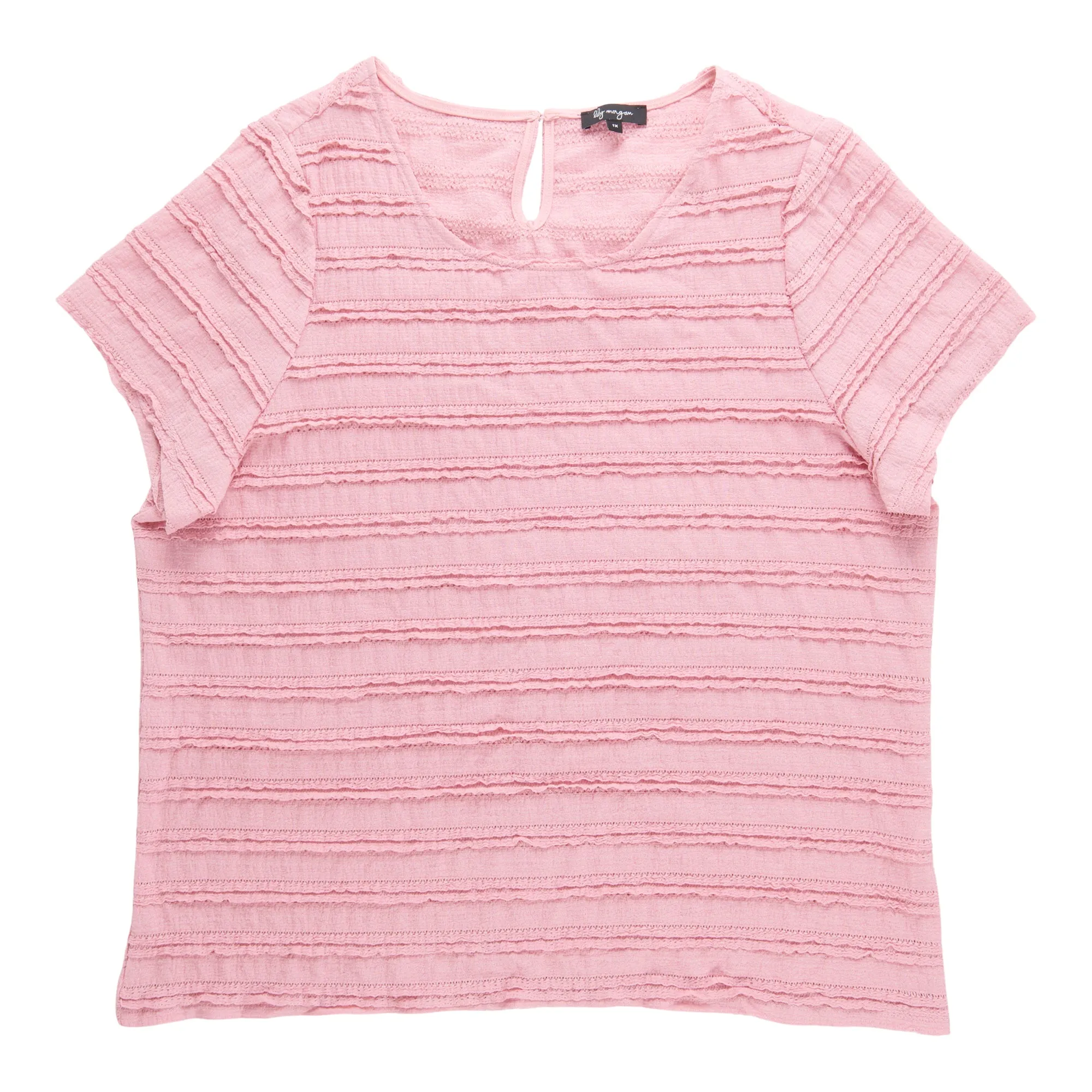 lily morgan Women's Plus Top with Lace Details sold by Giant Tiger product image thumbnail 4