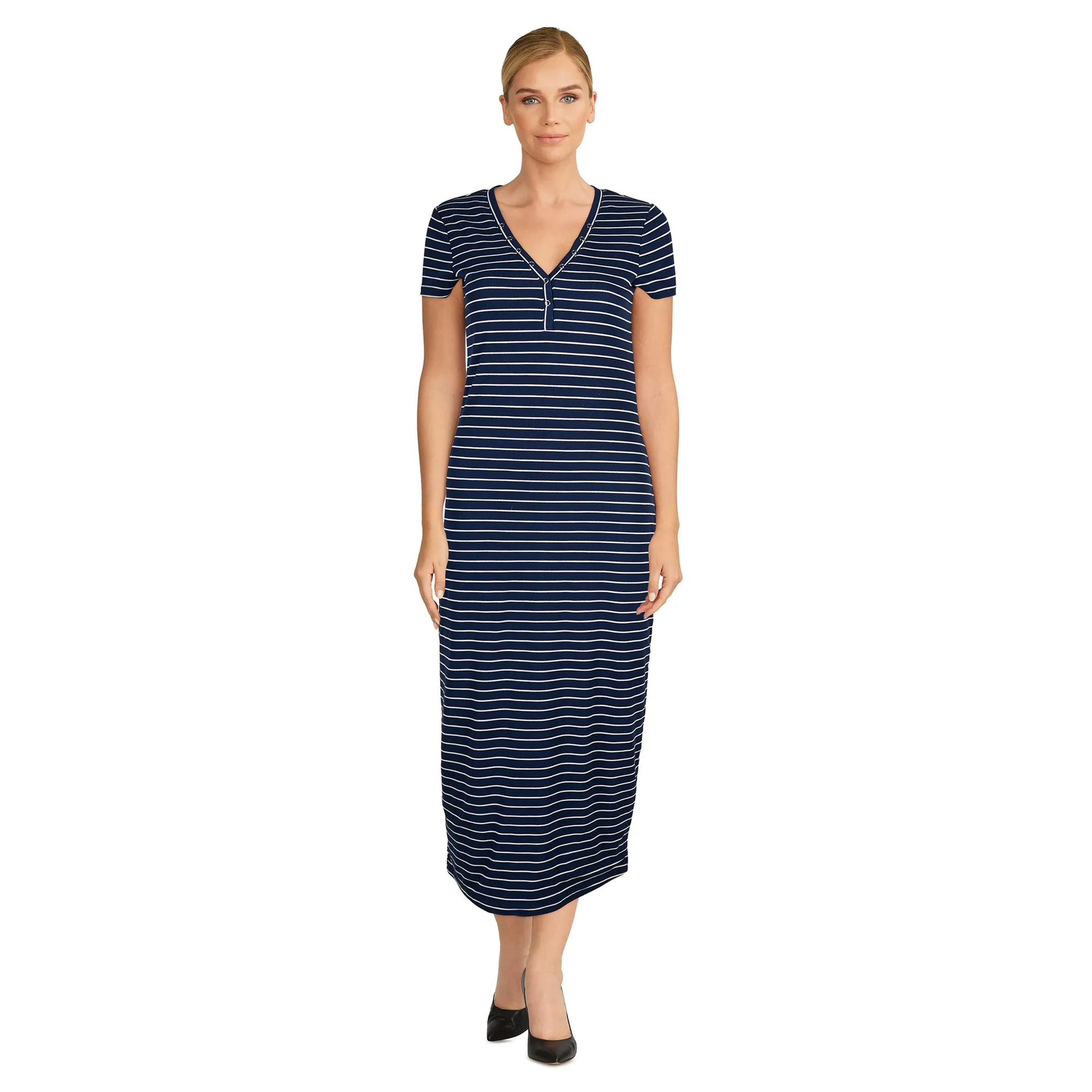 mySTYLE Women's Henley Midi Dress sold by Giant Tiger product image thumbnail 2
