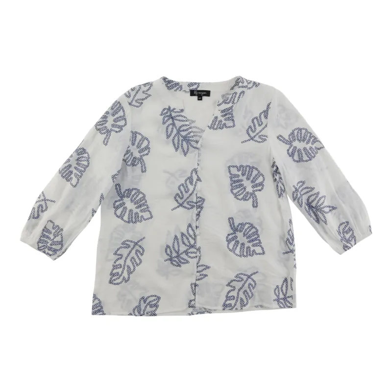 lily morgan Women's Printed Puff Sleeve Blouse made by Giant Tiger