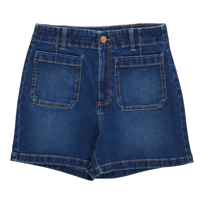 mySTYLE Women's Seaside Sailor Denim Shorts made by Giant Tiger