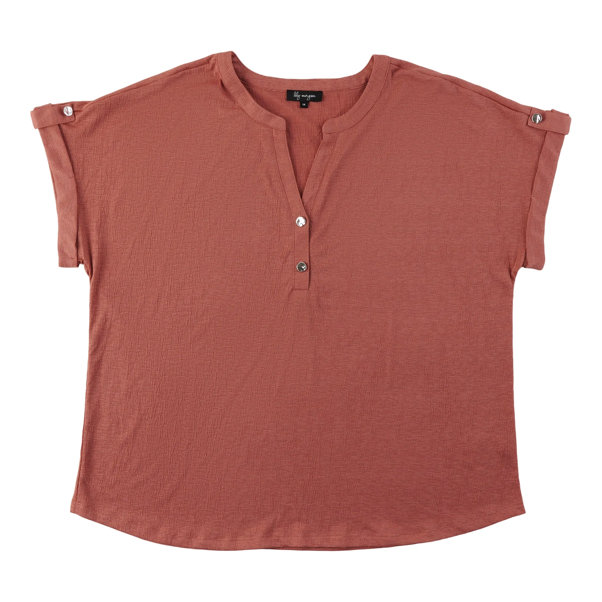 lily morgan Women's Plus Top with Tabs sold by Giant Tiger product image thumbnail 4