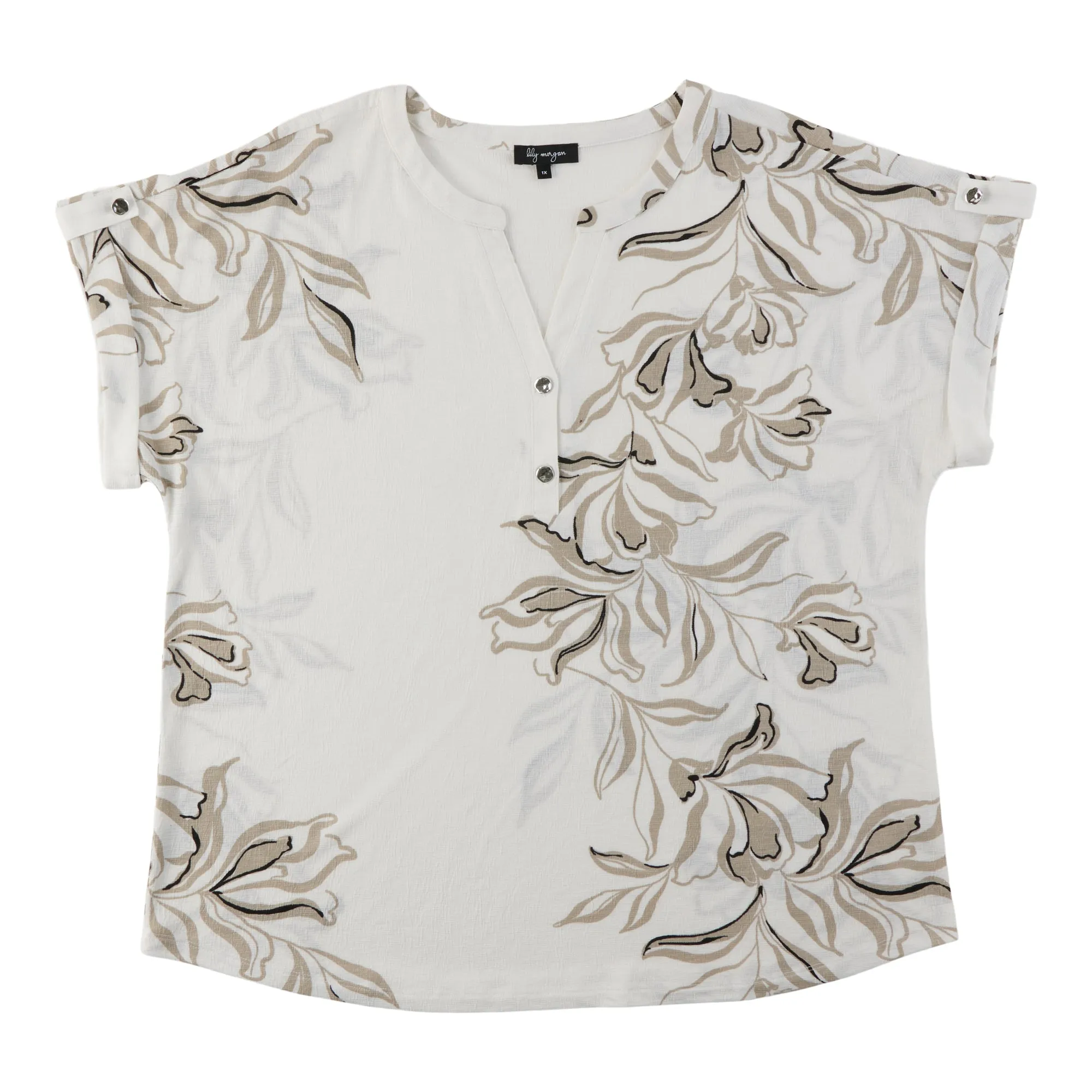 lily morgan Women's Plus Top with Tabs sold by Giant Tiger product image thumbnail 2