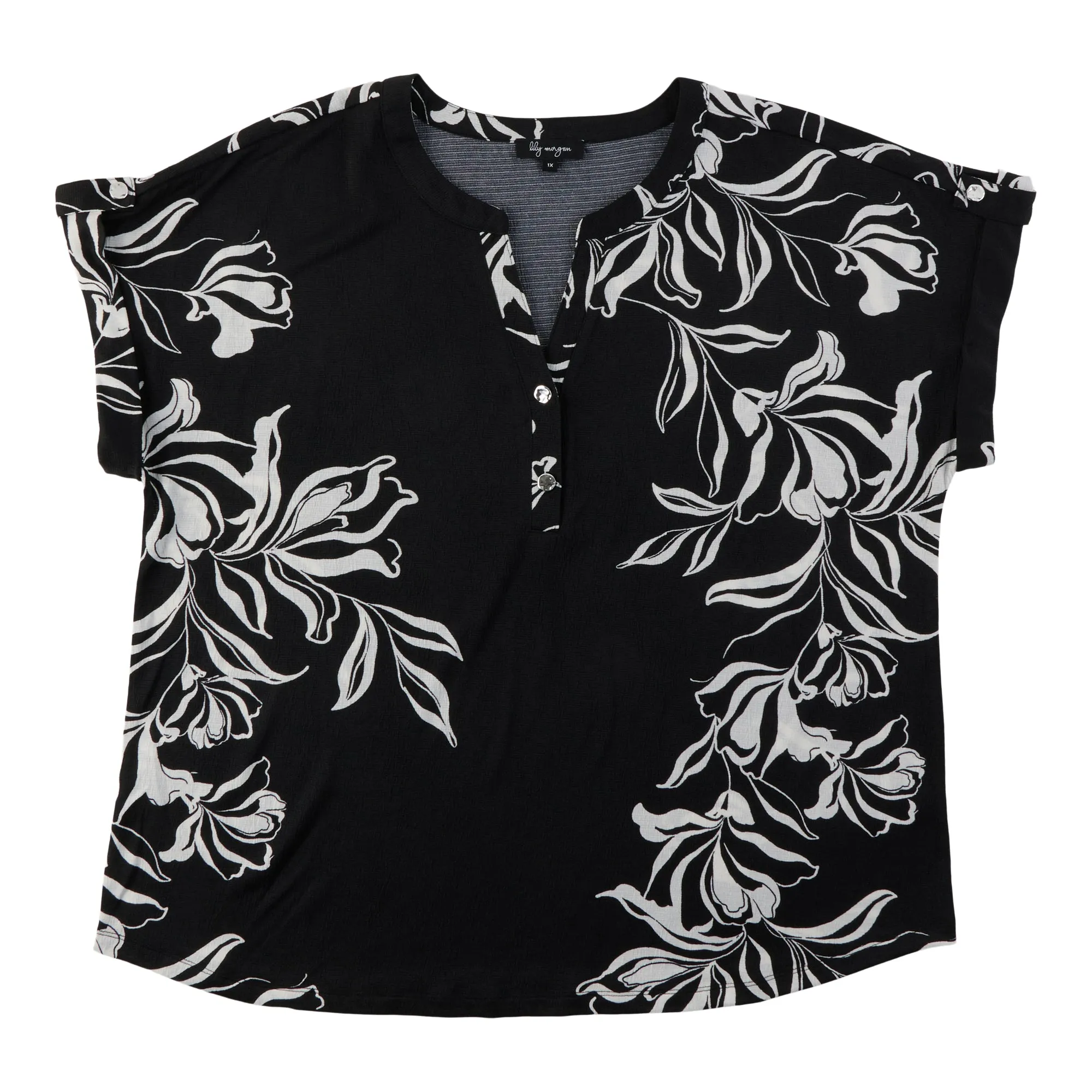 lily morgan Women's Plus Top with Tabs sold by Giant Tiger