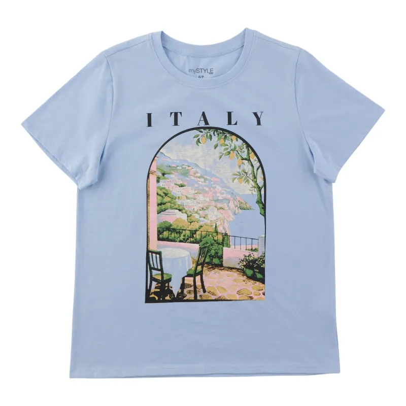 mySTYLE Women's Seaside Screen Tee made by Giant Tiger