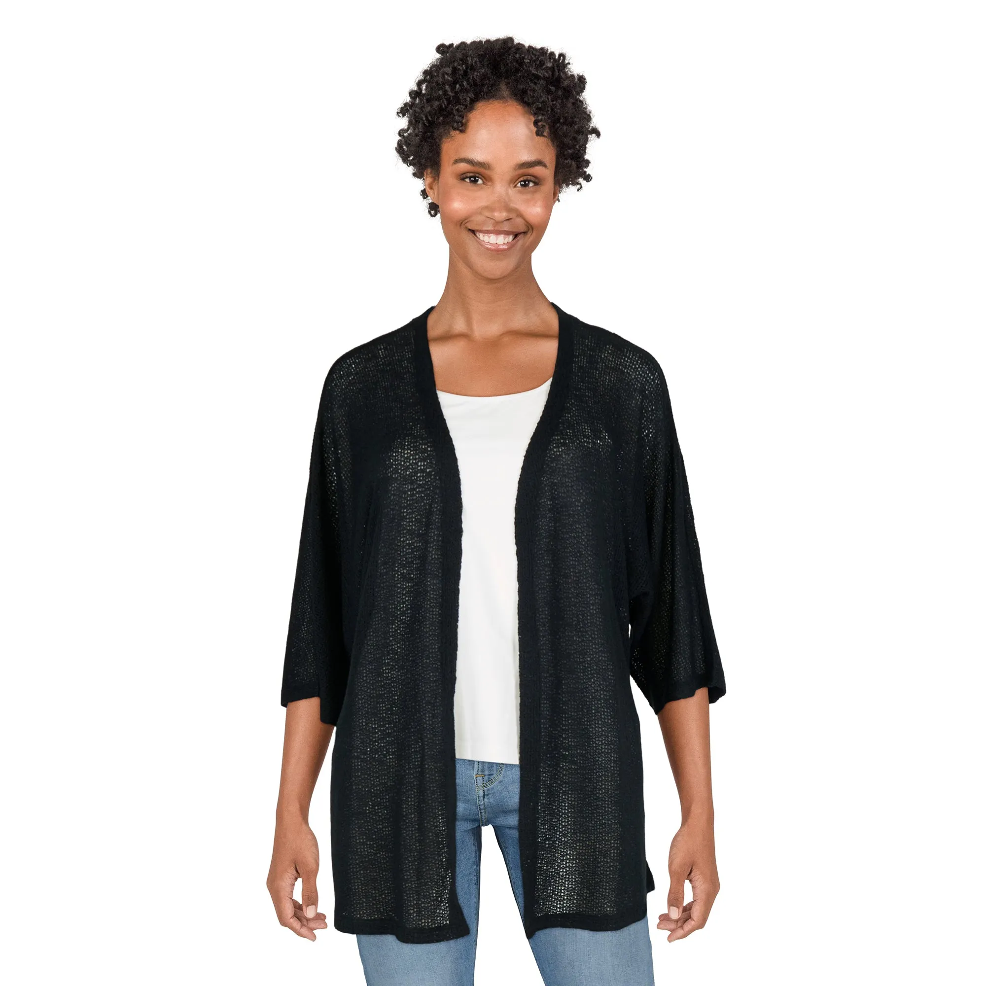 lily morgan Women's Scalloped Cardigan sold by Giant Tiger product image thumbnail 2