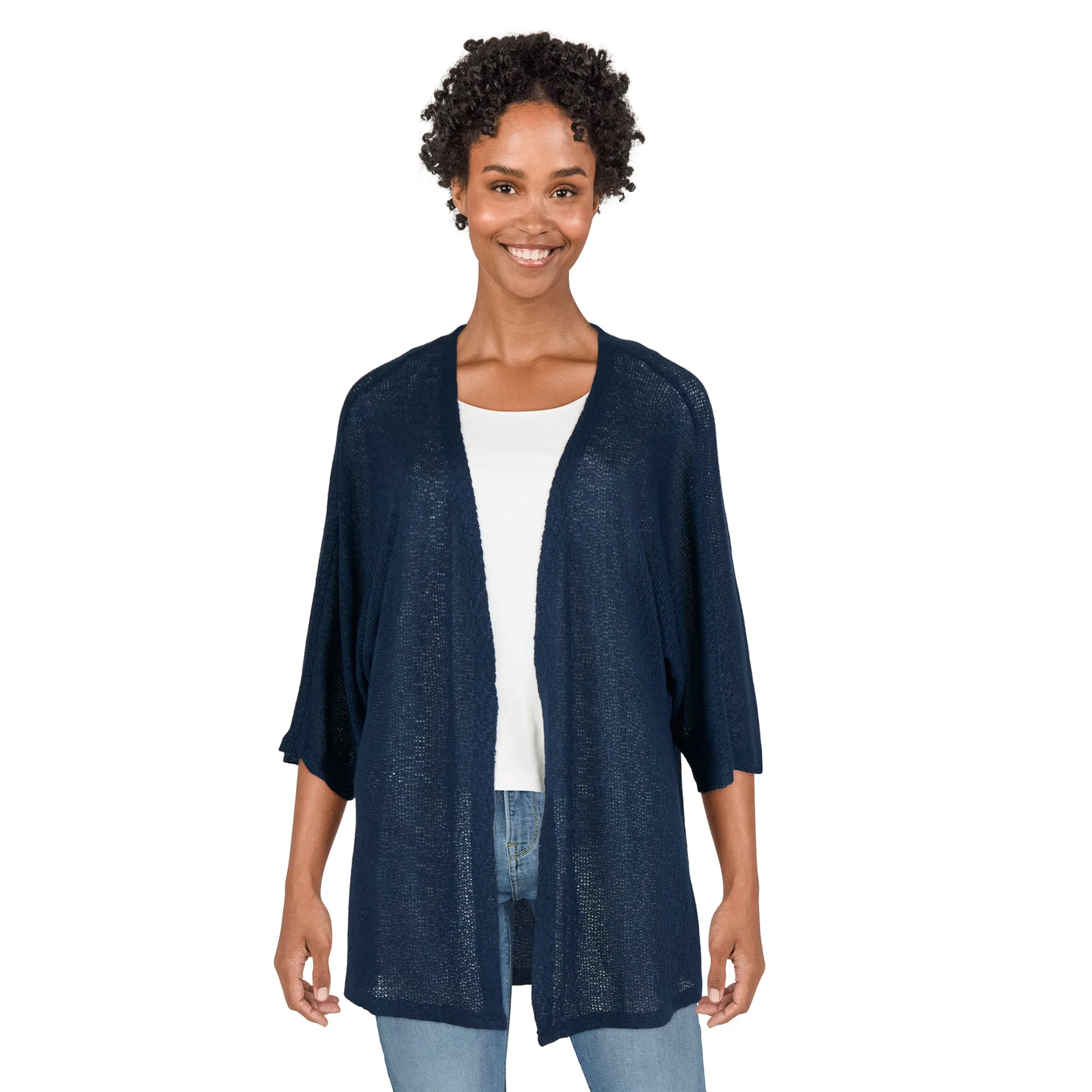 lily morgan Women's Scalloped Cardigan sold by Giant Tiger product image thumbnail 3