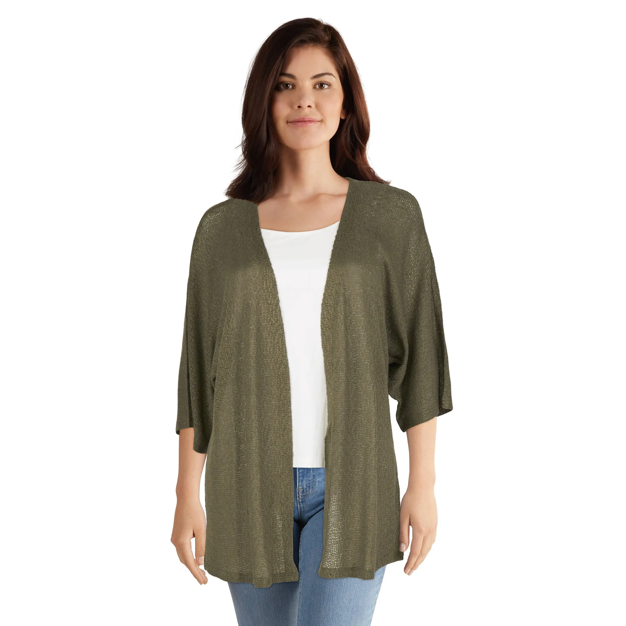 lily morgan Women's Scalloped Cardigan sold by Giant Tiger product image thumbnail 4