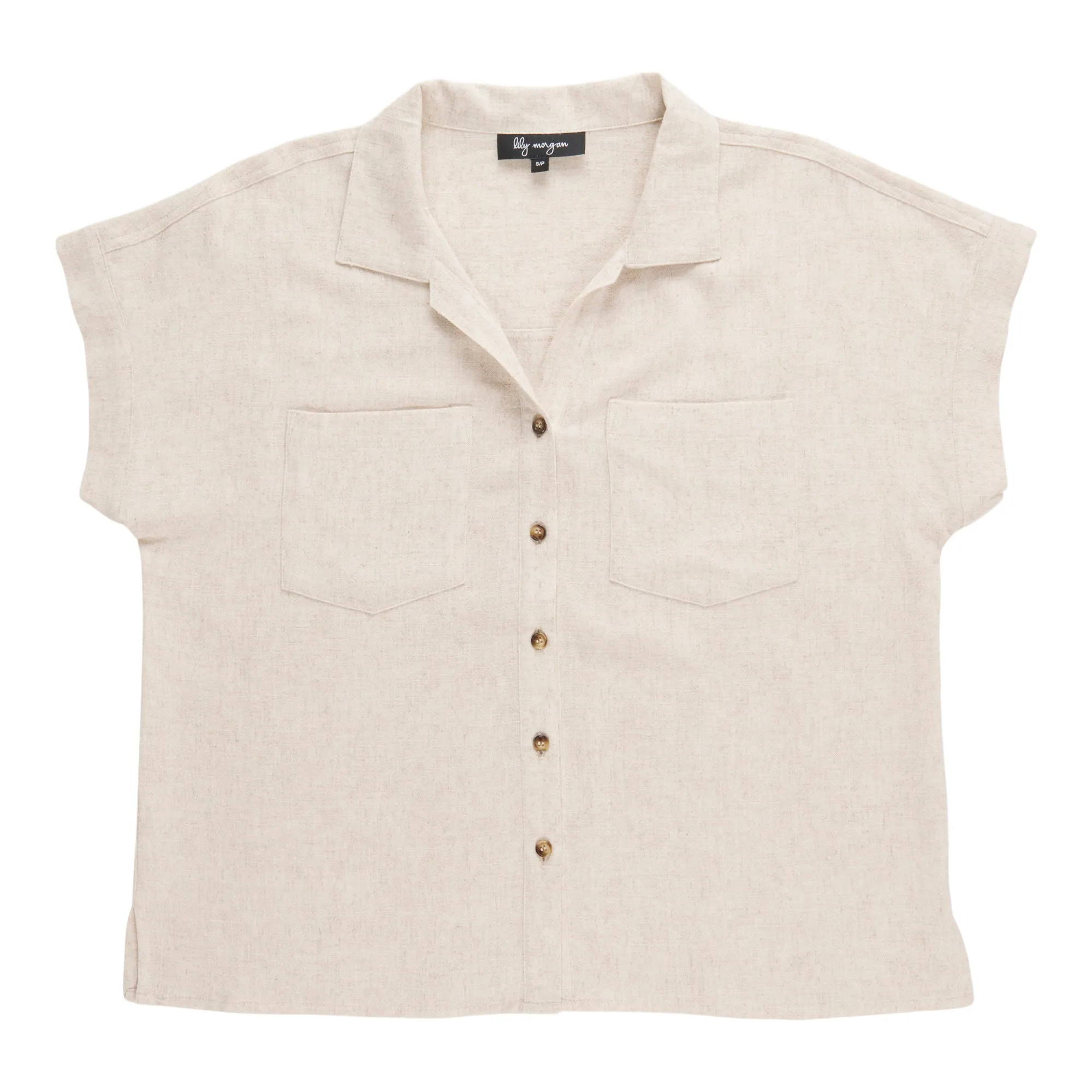 lily morgan Women's Linen Blend Blouse sold by Giant Tiger product image thumbnail 4