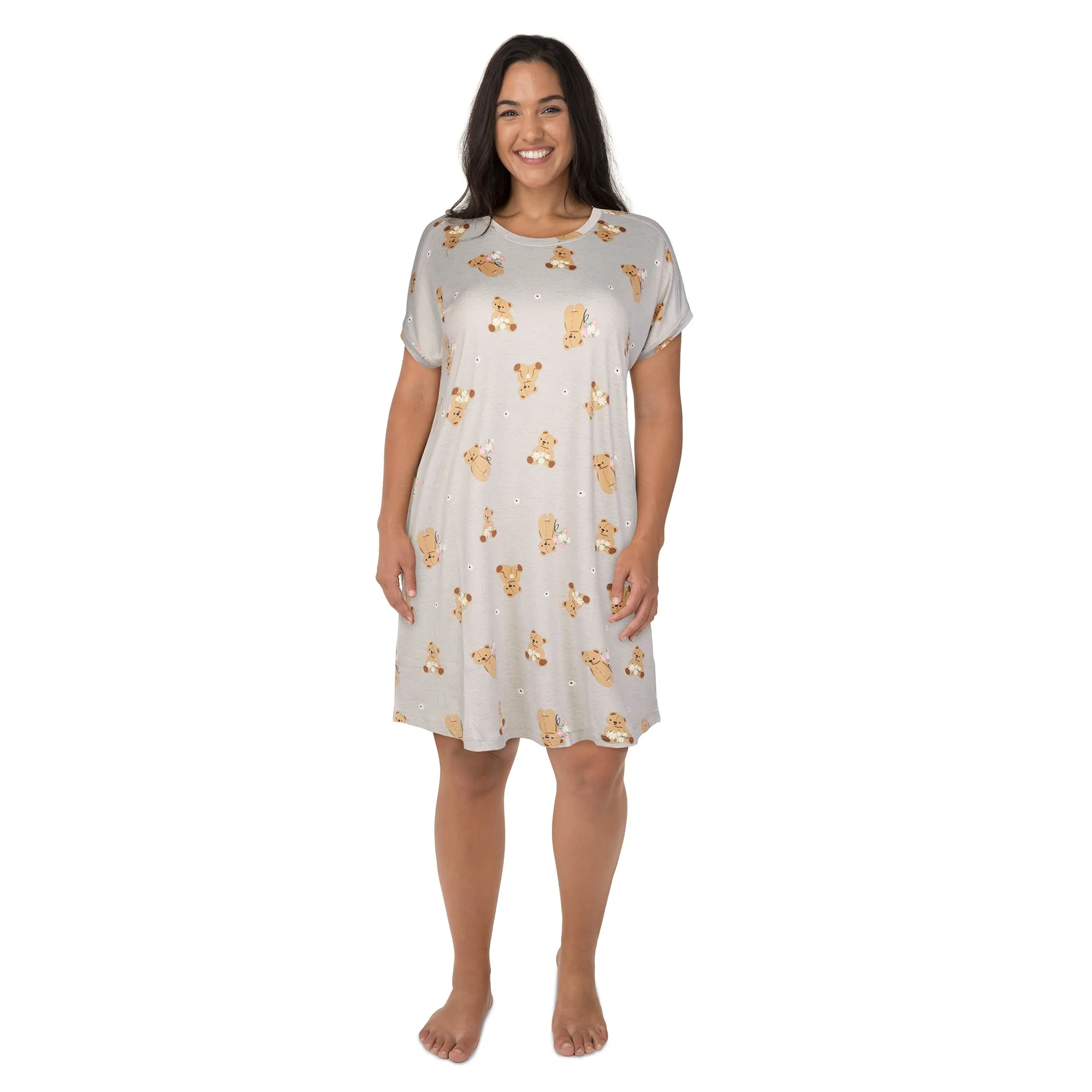 Carisma Women's Plus Short Sleeve Sleepshirt sold by Giant Tiger product image thumbnail 3