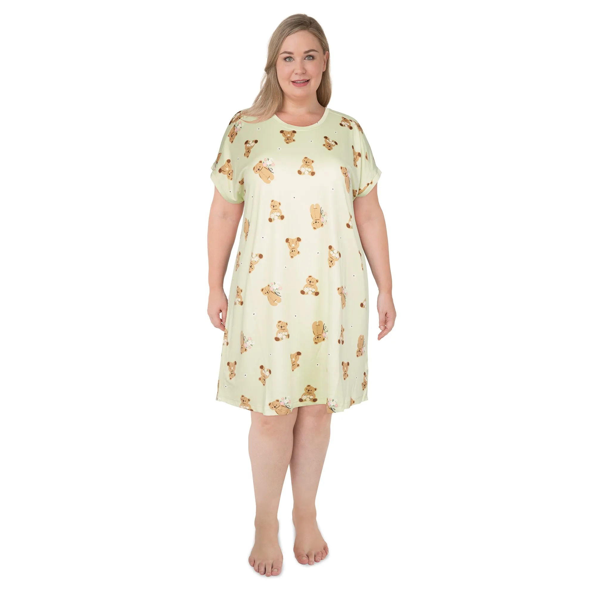 Carisma Women's Plus Short Sleeve Sleepshirt sold by Giant Tiger product image thumbnail 2