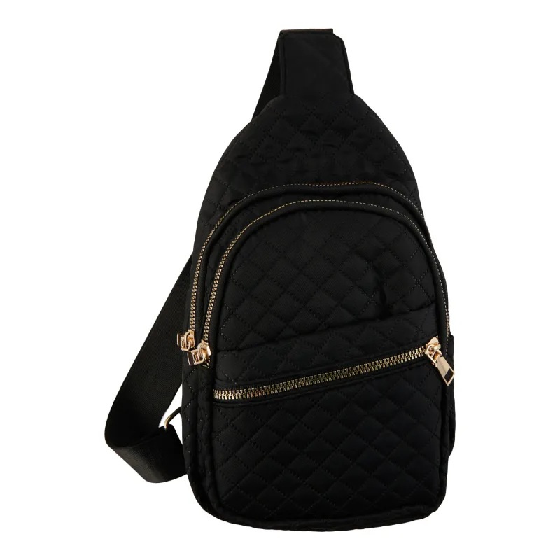 Women's Quilted Sling Bag made by Giant Tiger