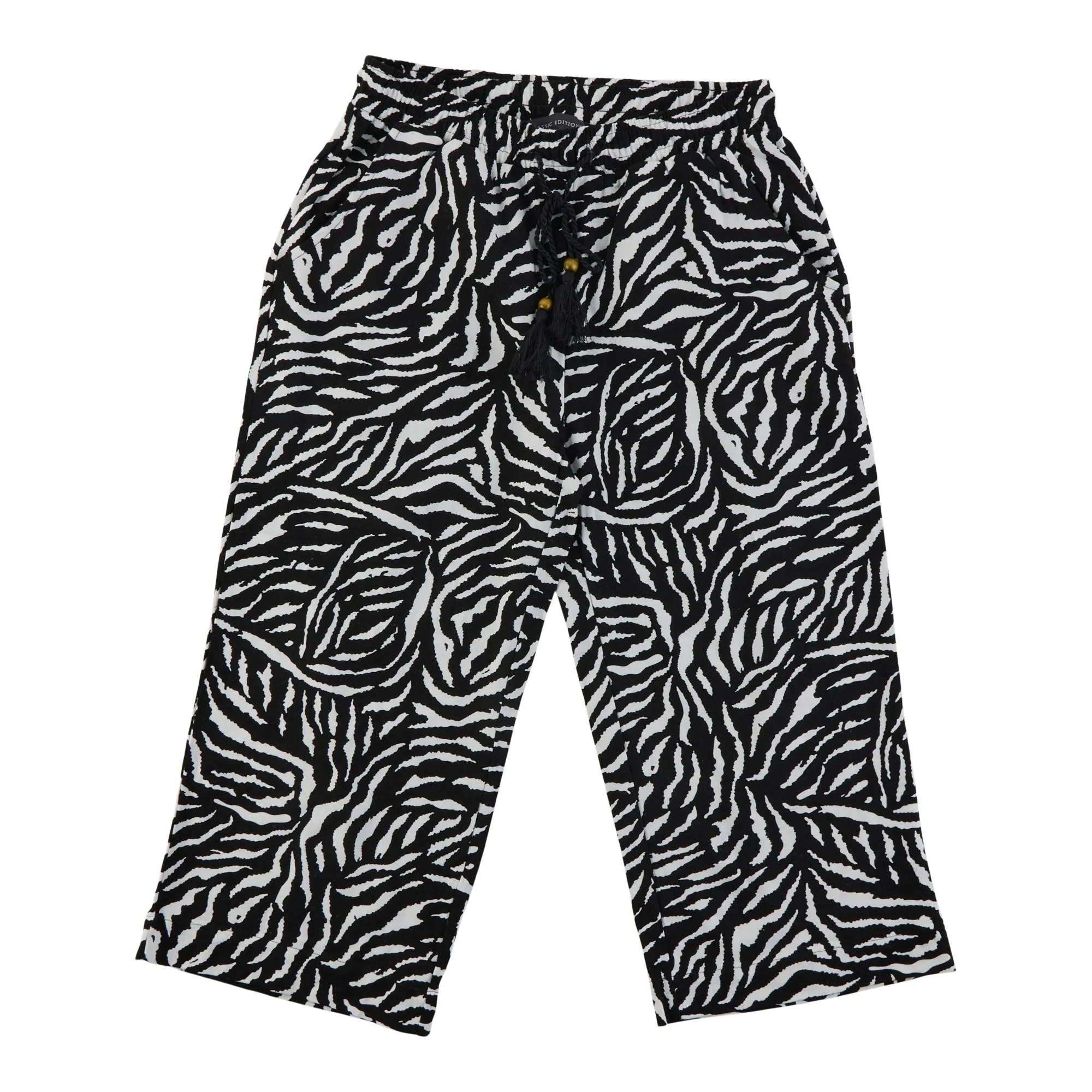 Classic Editions Women's Printed Drawstring Capris sold by Giant Tiger