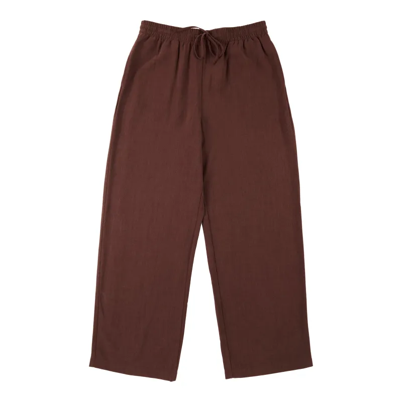 lily morgan Women's Solid Wide-Leg Linen-Blend Pants made by Giant Tiger