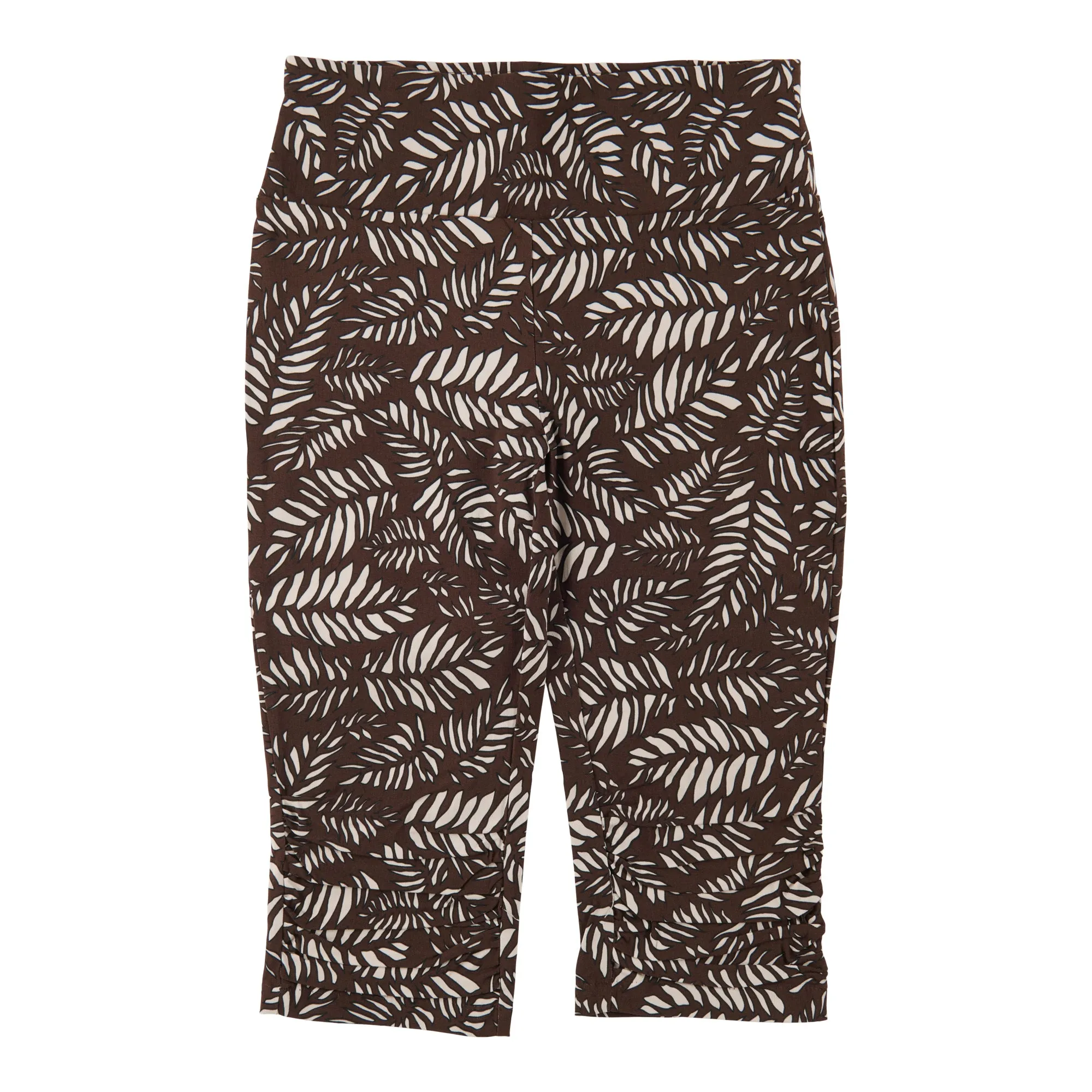 lily morgan Women's Printed Ruched Knee Capris sold by Giant Tiger product image thumbnail 2