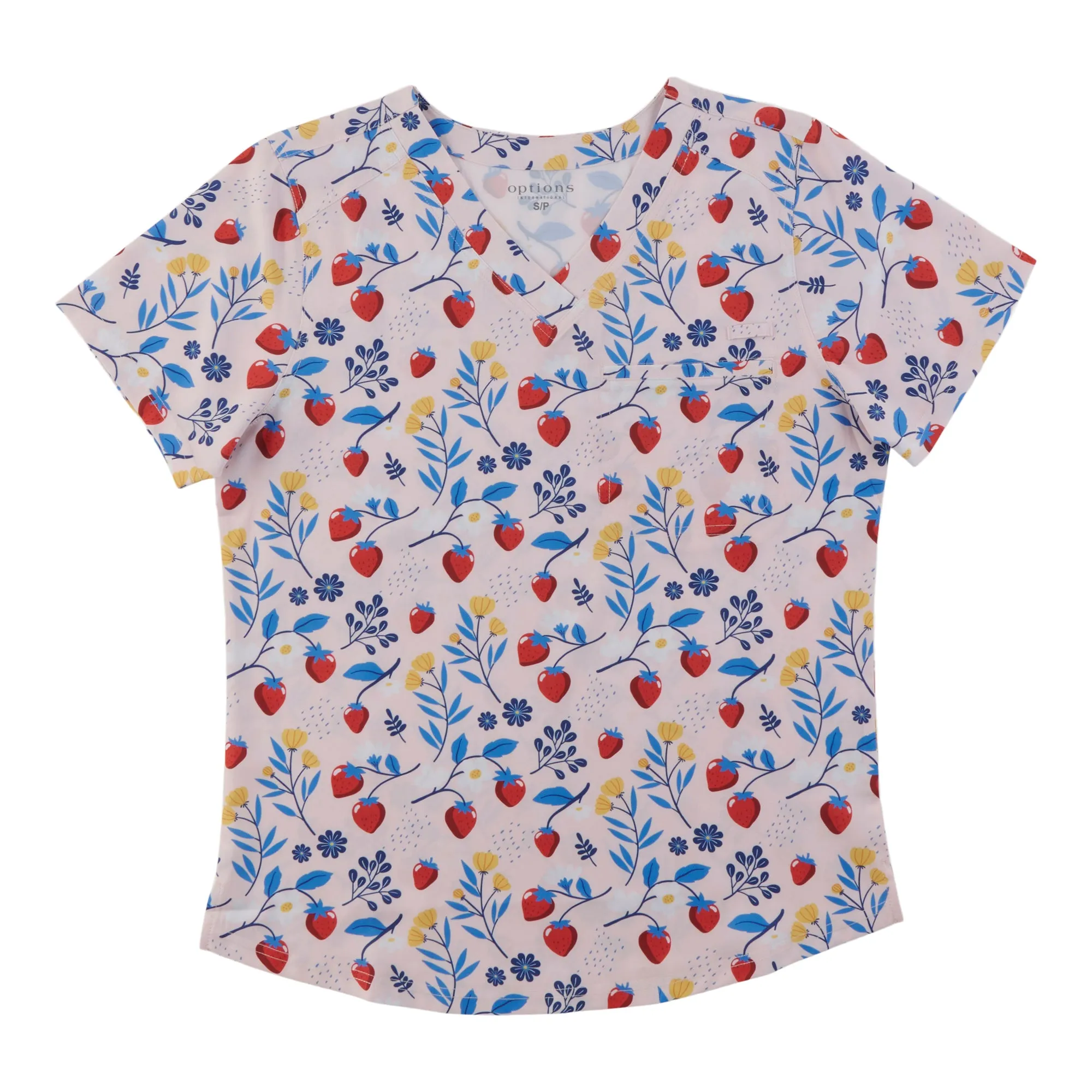 Options Women's Printed V-Neck Scrub Top sold by Giant Tiger product image thumbnail 2