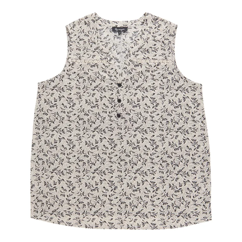 lily morgan Women's Plus Printed Camisole with Lace Detailing made by Giant Tiger