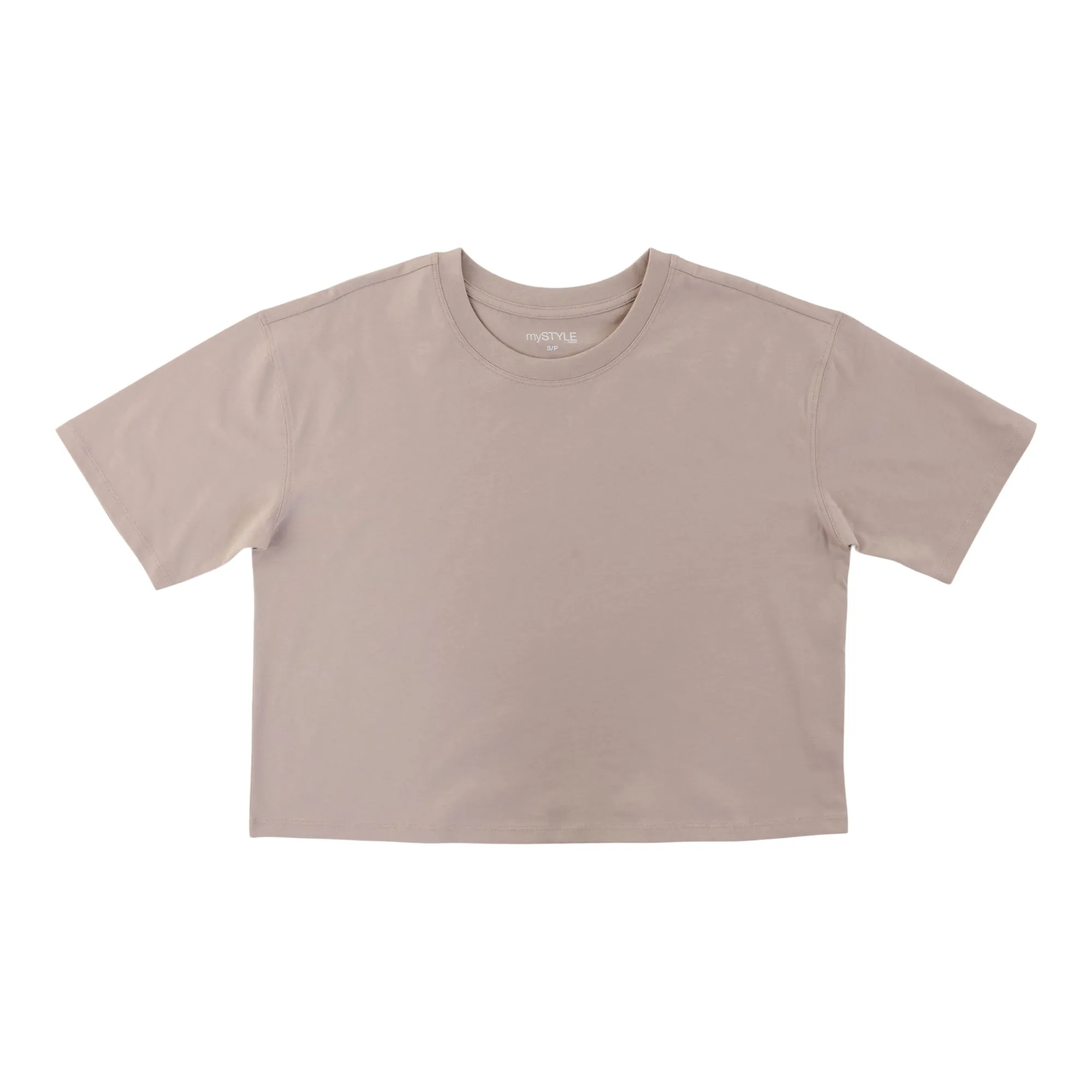 mySTYLE Women's Relaxed Fit Cropped T-Shirt sold by Giant Tiger product image thumbnail 3