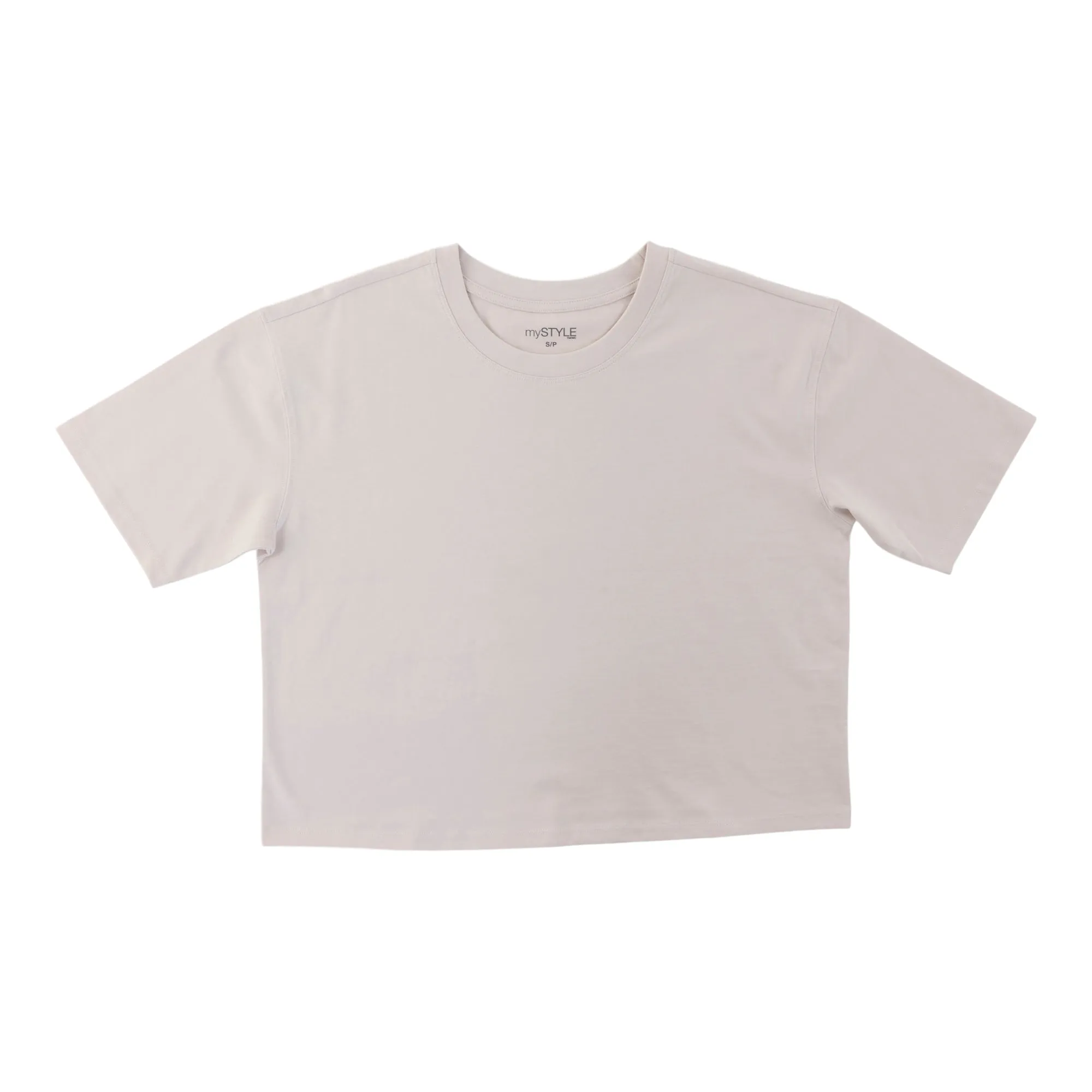 mySTYLE Women's Relaxed Fit Cropped T-Shirt sold by Giant Tiger product image thumbnail 2