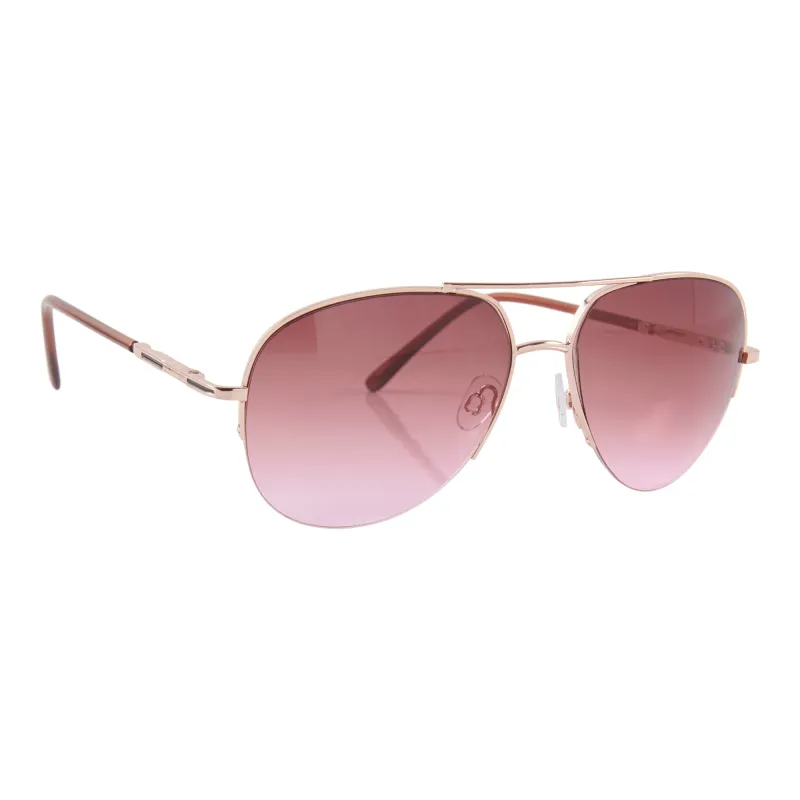 Women’s Rose Gold Aviator Sunglasses made by Giant Tiger
