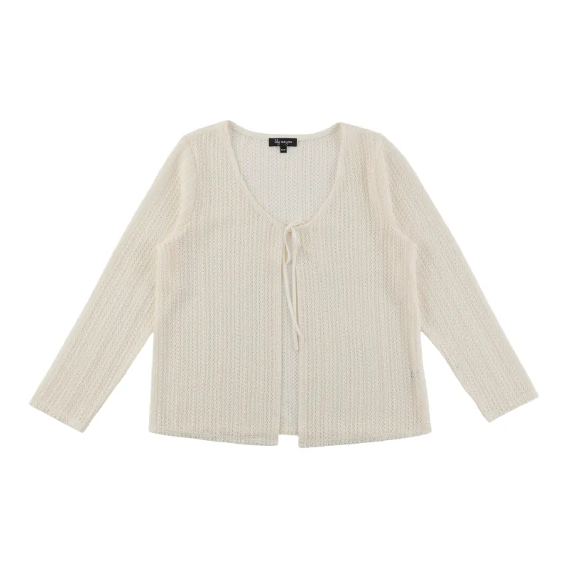Lily morgan Women's Crochet Cardigan made by Giant Tiger